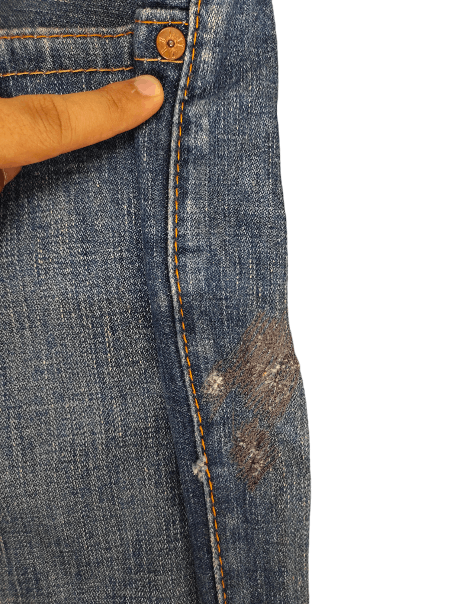 True Religion Vintage Y2k True Religion Logan Denim Jeans Size US 34 / EU 50 - 7 Thumbnail