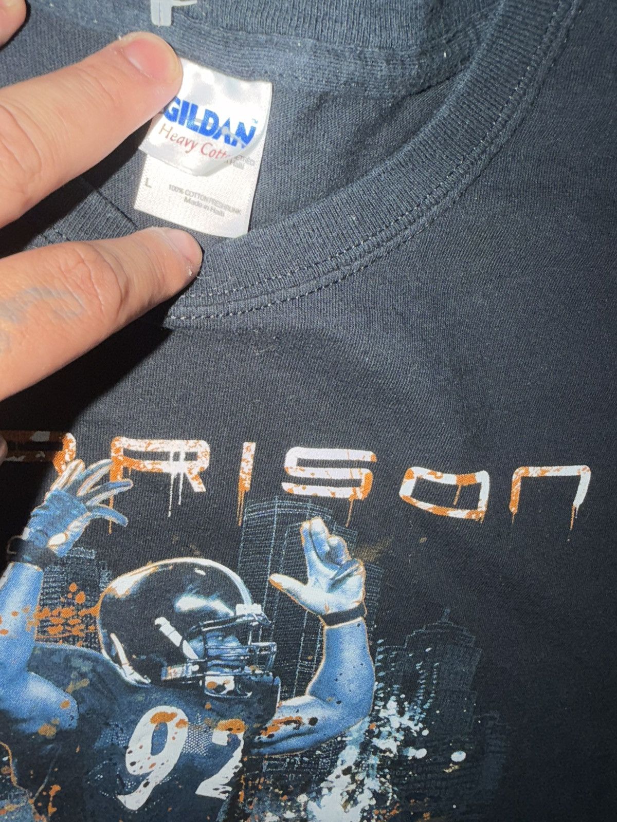 NFL Pittsburgh Steelers James Harrison rev’n for seven t-shirt Size US L / EU 52-54 / 3 - 3 Thumbnail