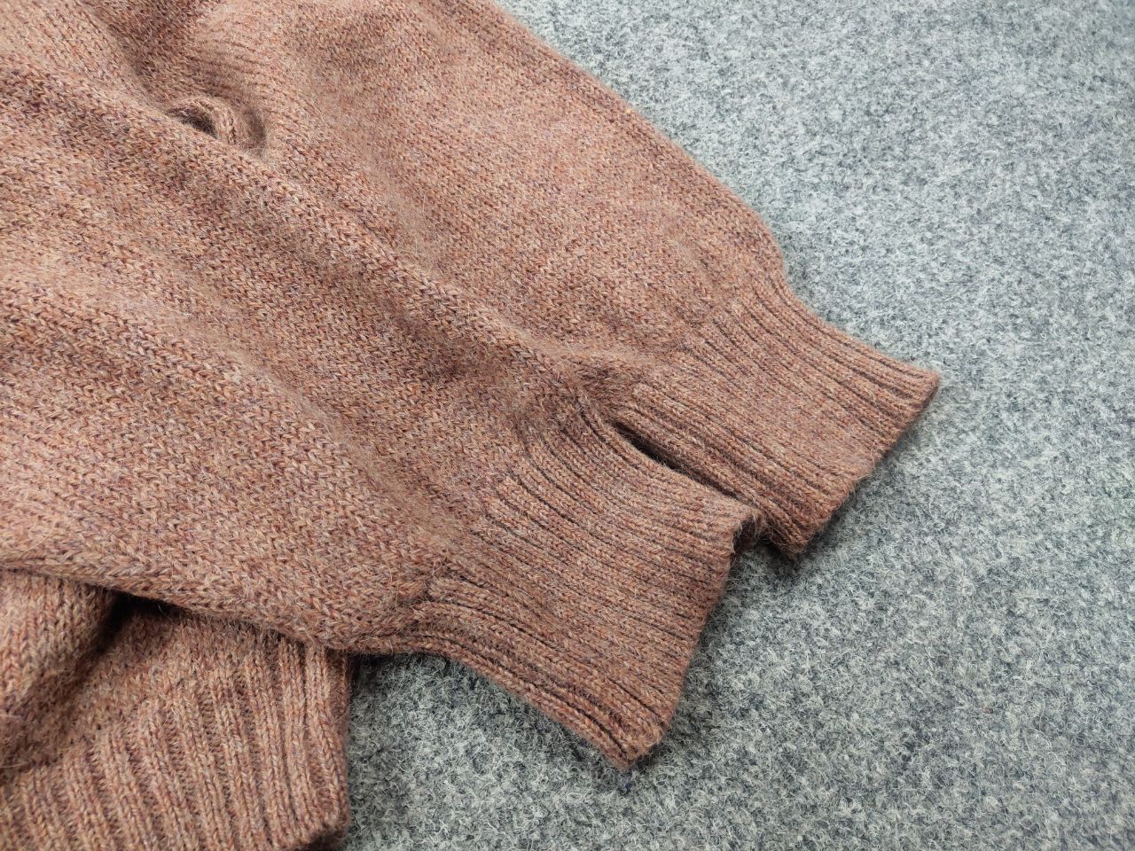 Rare Valstar Milano Vintage Crew check Alpaca Knit Sweater