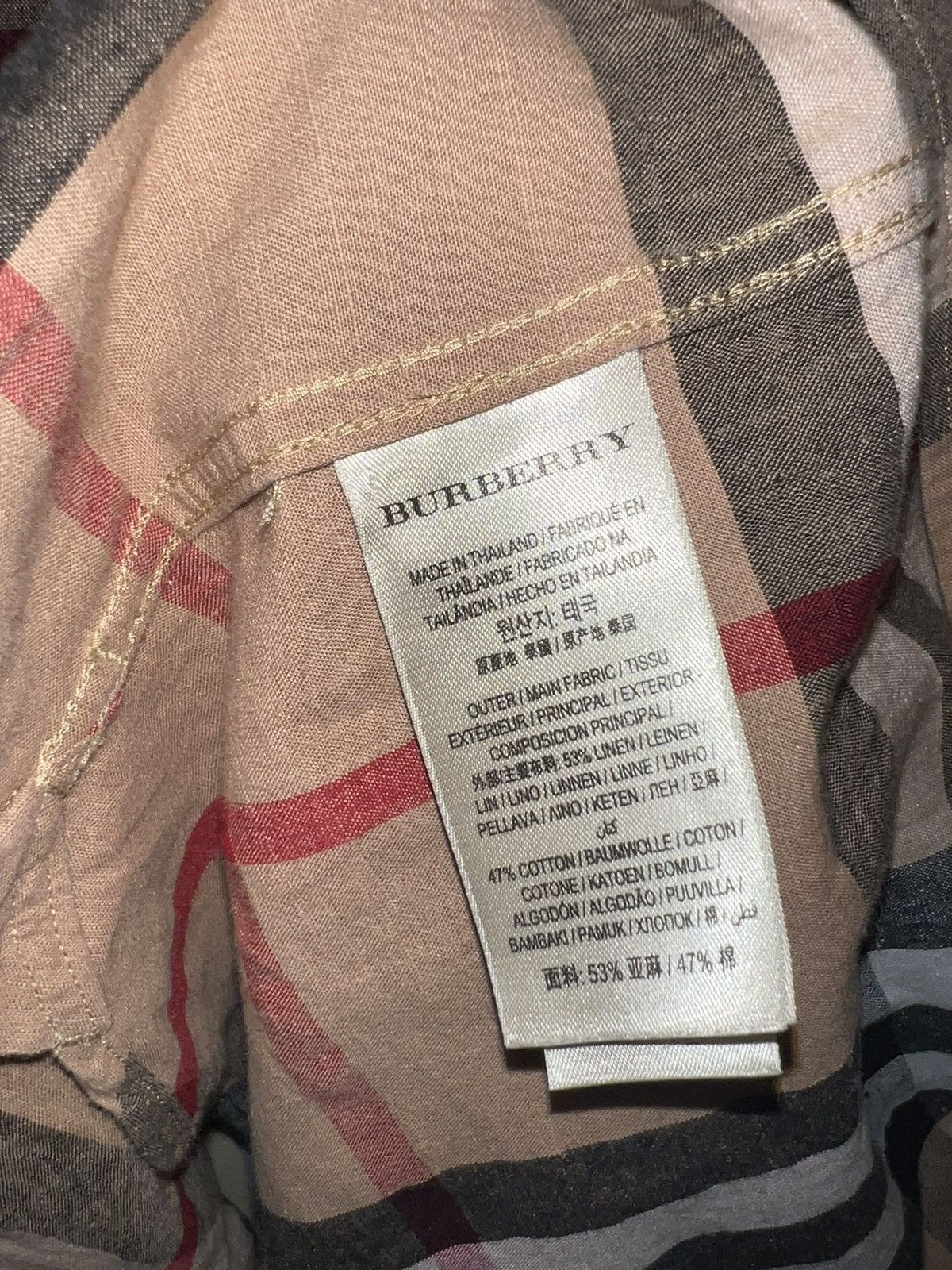 Burberry Burberry plaid short sleeve button up Size US M / EU 48-50 / 2 - 4 Thumbnail