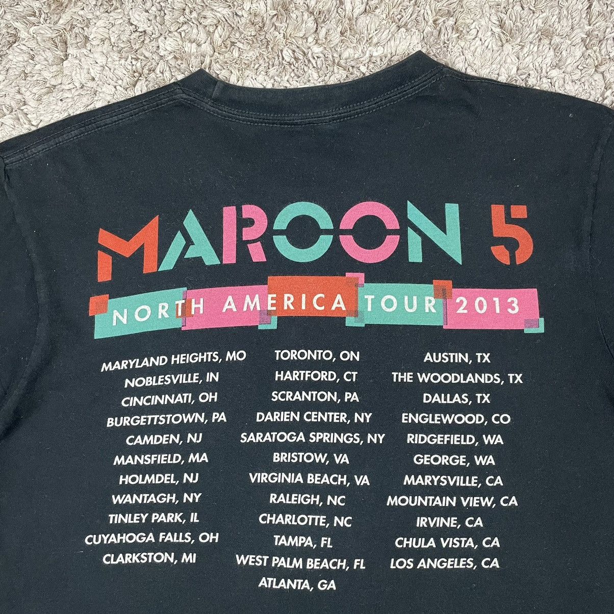 Band Tees Maroon 5 North America Tour 2013 T-shirt Size US M / EU 48-50 / 2 - 7 Thumbnail