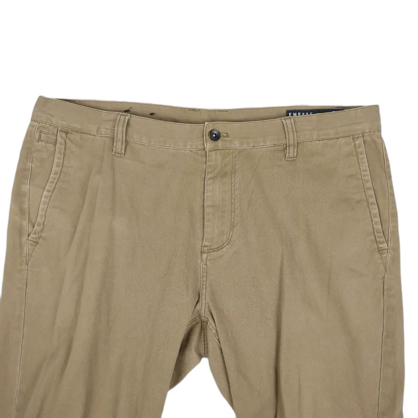 Empyre EMPYRE Jogger Chino 38x28 Jag Elastic Ankle Brown Pants Size US 38 / EU 54 - 4 Thumbnail