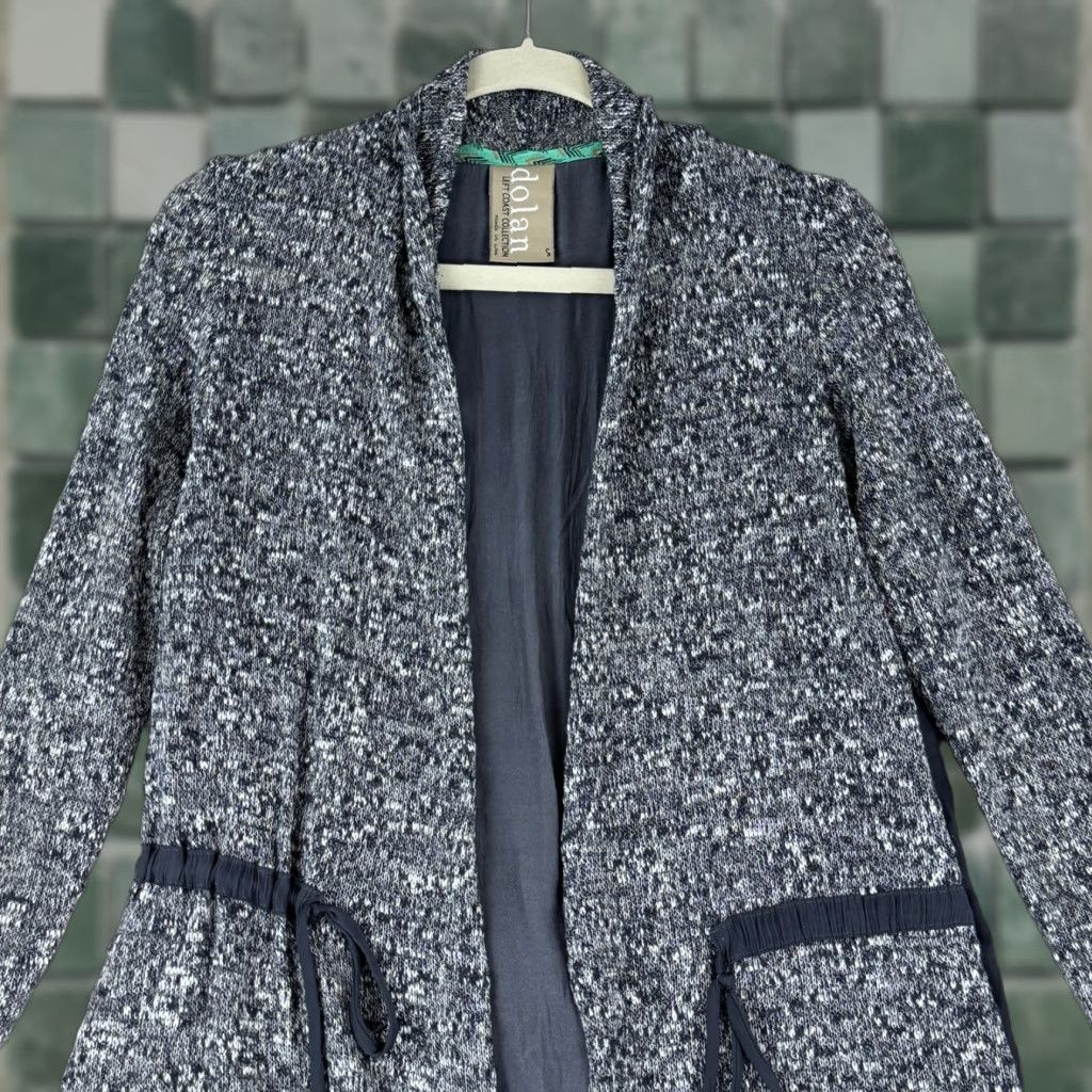 Anthropologie Anthropologie Dolan Cardigan Sweater Womens Small Gray Marled Long Sleeve Knit Size S / US 4 / IT 40 - 1 Thumbnail