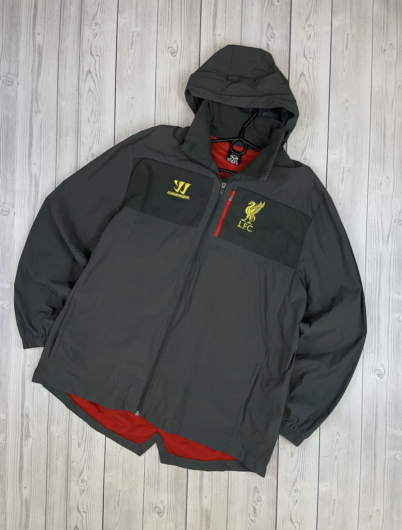 Vintage Vintage liverpool soccer jacket size XL parka Size US XL / EU 56 / 4 - 1 Thumbnail
