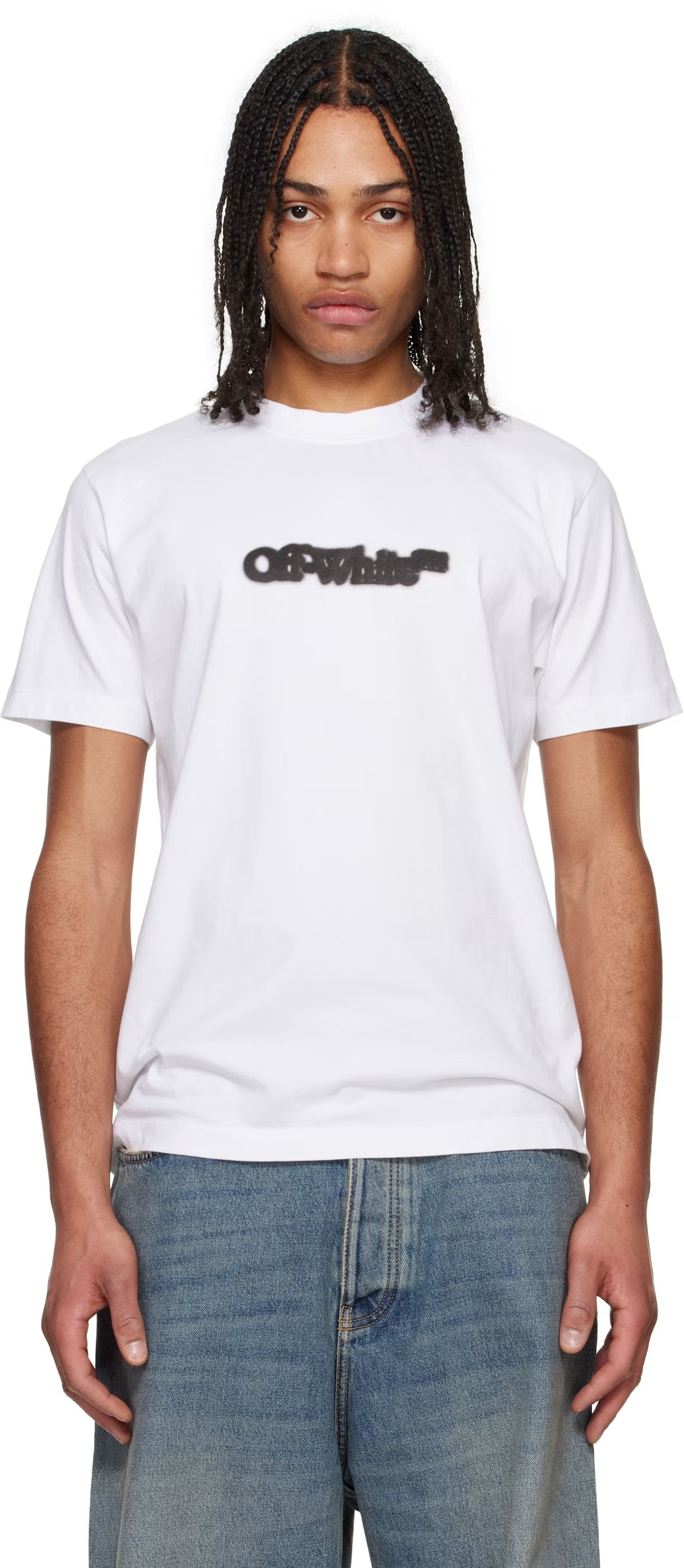 Off-White White Spray Arrows Logo T-Shirt Size US S / EU 44-46 / 1 - 2 Thumbnail