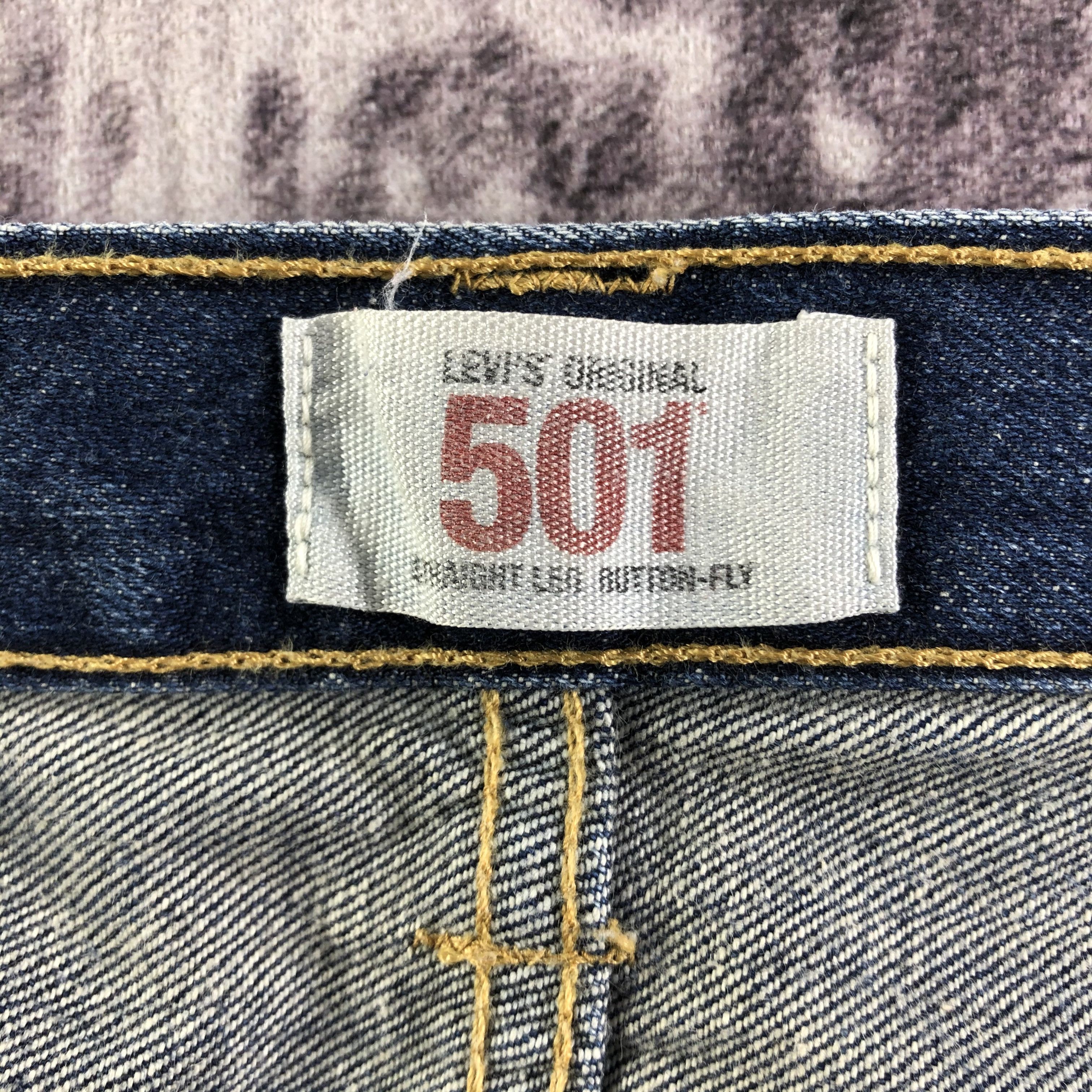 Levi's Vintage Blue Wash Levis 501 Jeans-JM3313 Size US 31 - 12 Thumbnail