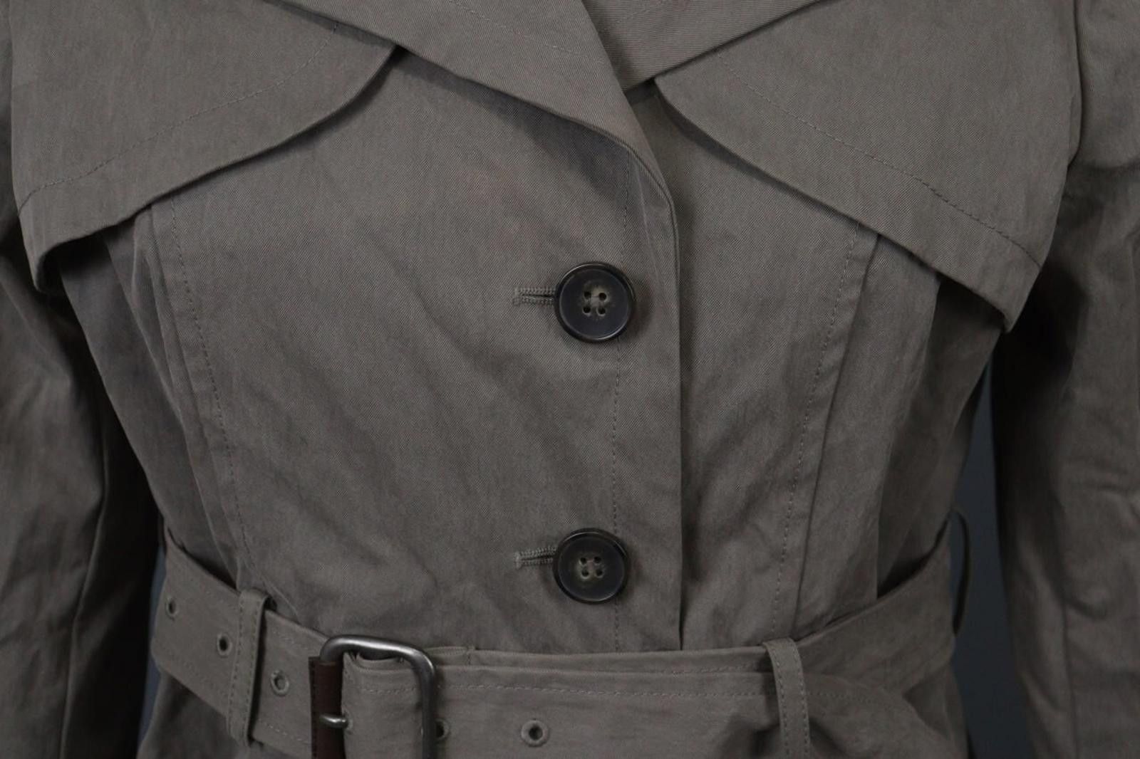 Allsaints All Saints Brown Belted Waist Zip Crop Trench Coat Size 12 Size XL / US 12-14 / IT 48-50 - 6 Thumbnail