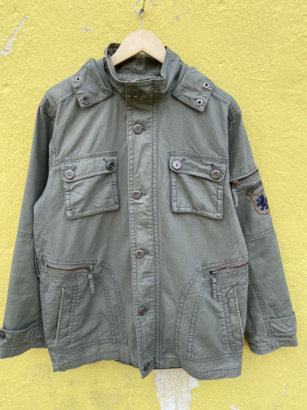 Japanese Brand Clride jeans Multipocket hoodie jacket Size US L / EU 52-54 / 3 - 11 Thumbnail