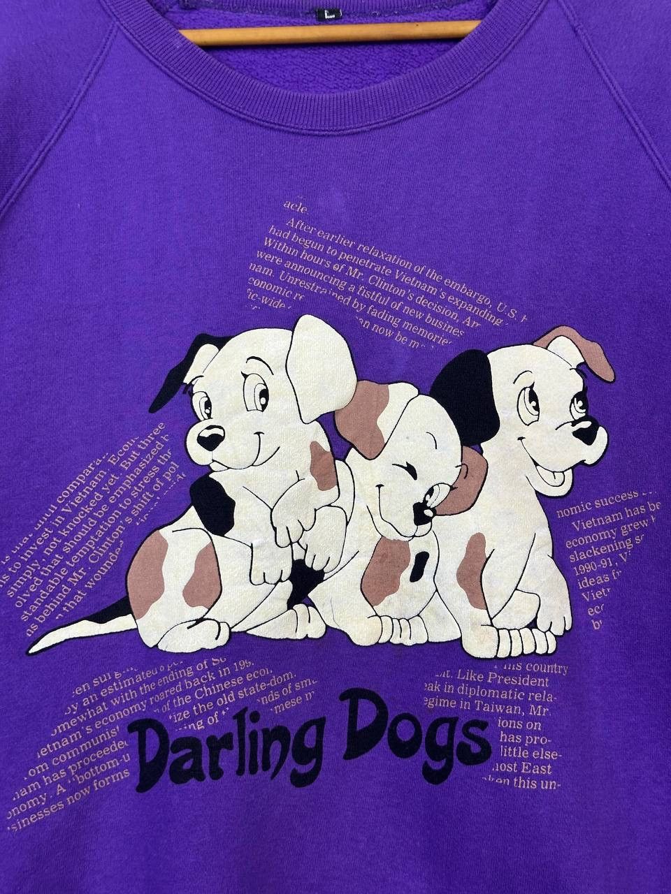 Big Dogs × Vintage RARE VINTAGE DARLING DOG SWEATSHIRT Size US L / EU 52-54 / 3 - 3 Thumbnail