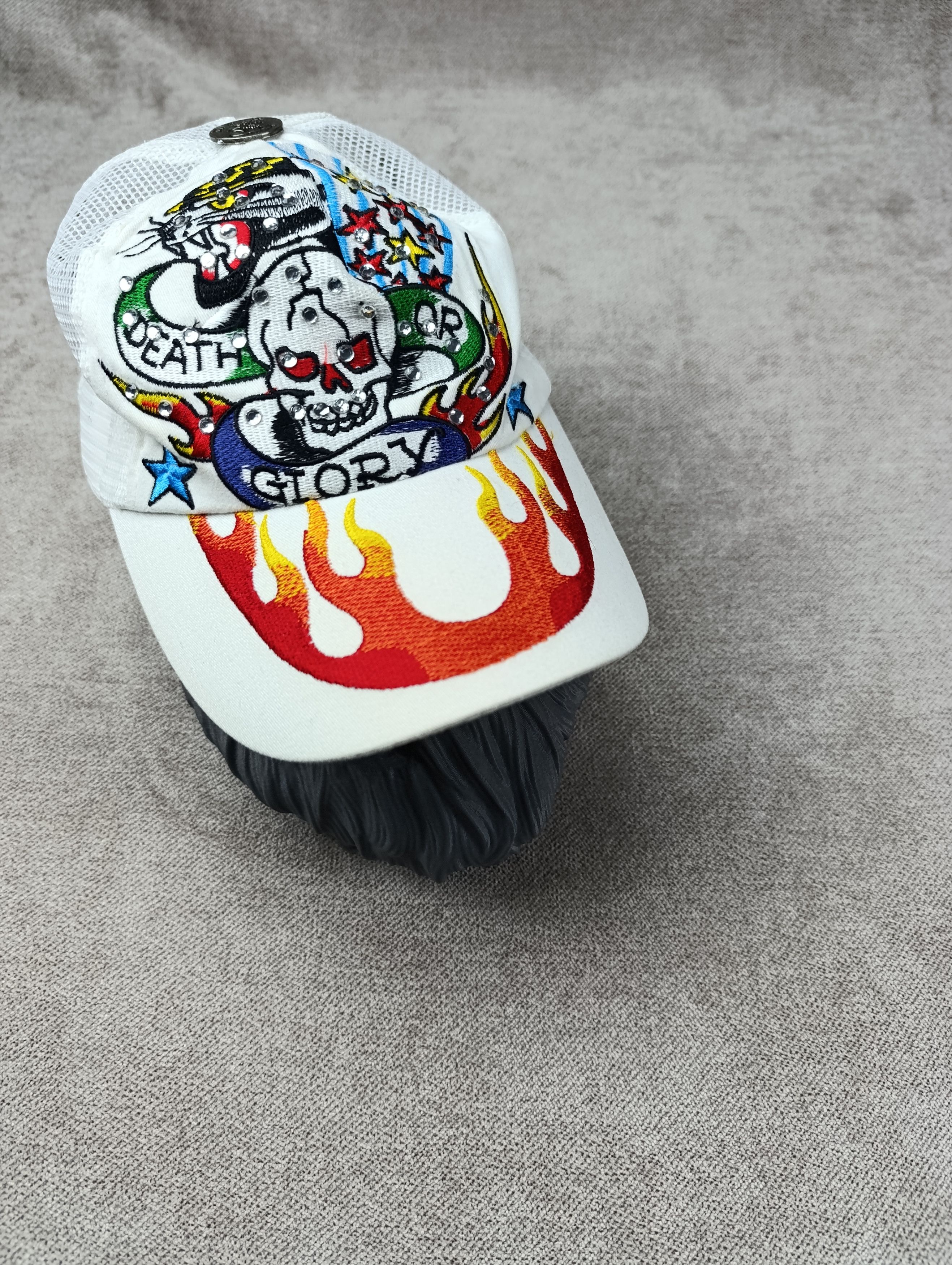 Ed Hardy ED HARDY BY CHRISTIAN AUDIGIER DEATH OR GLORY CAP Size ONE SIZE - 2 Thumbnail