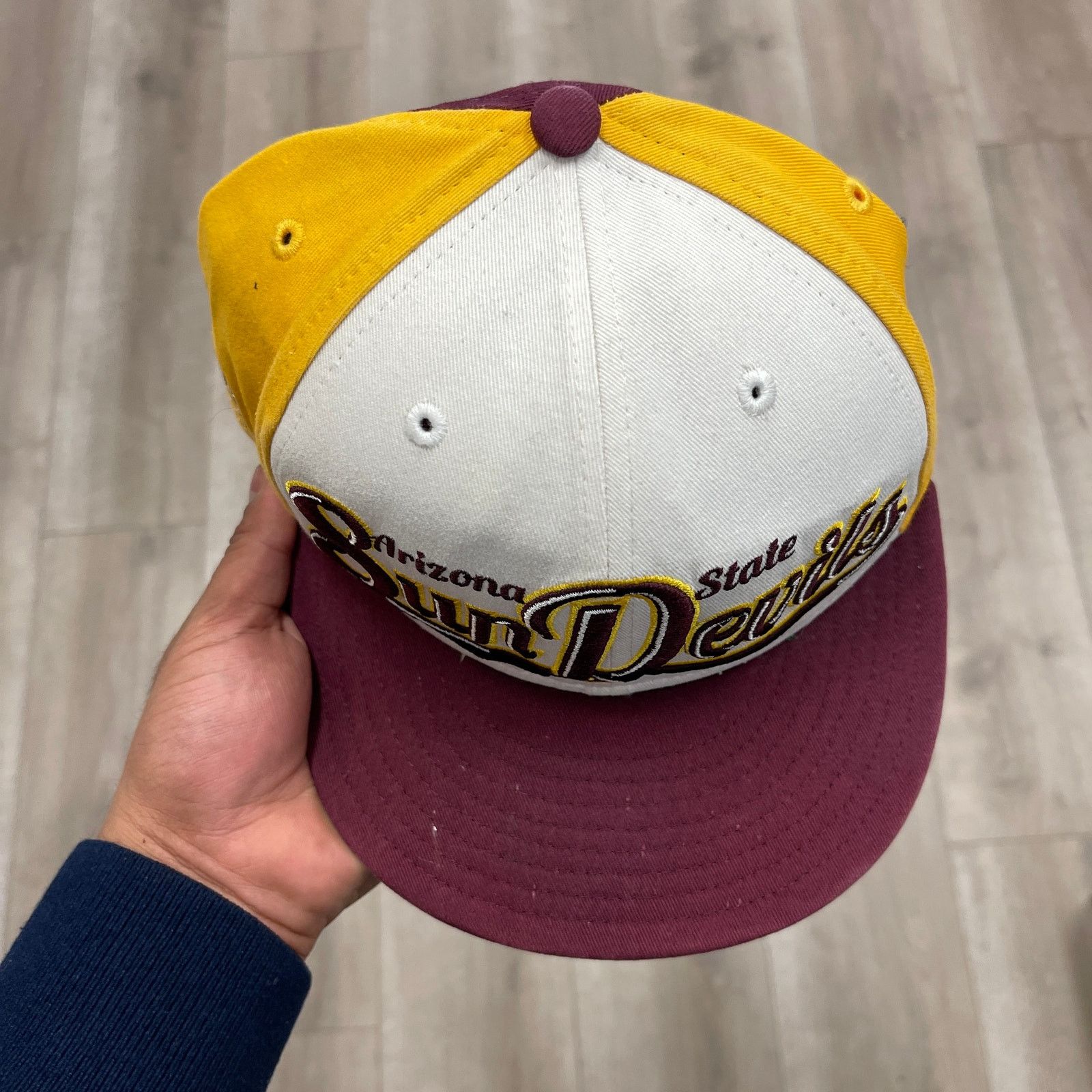 New Era Arizona State Sun Devils Color Block Snapback Hat Cap Size ONE SIZE - 5 Thumbnail
