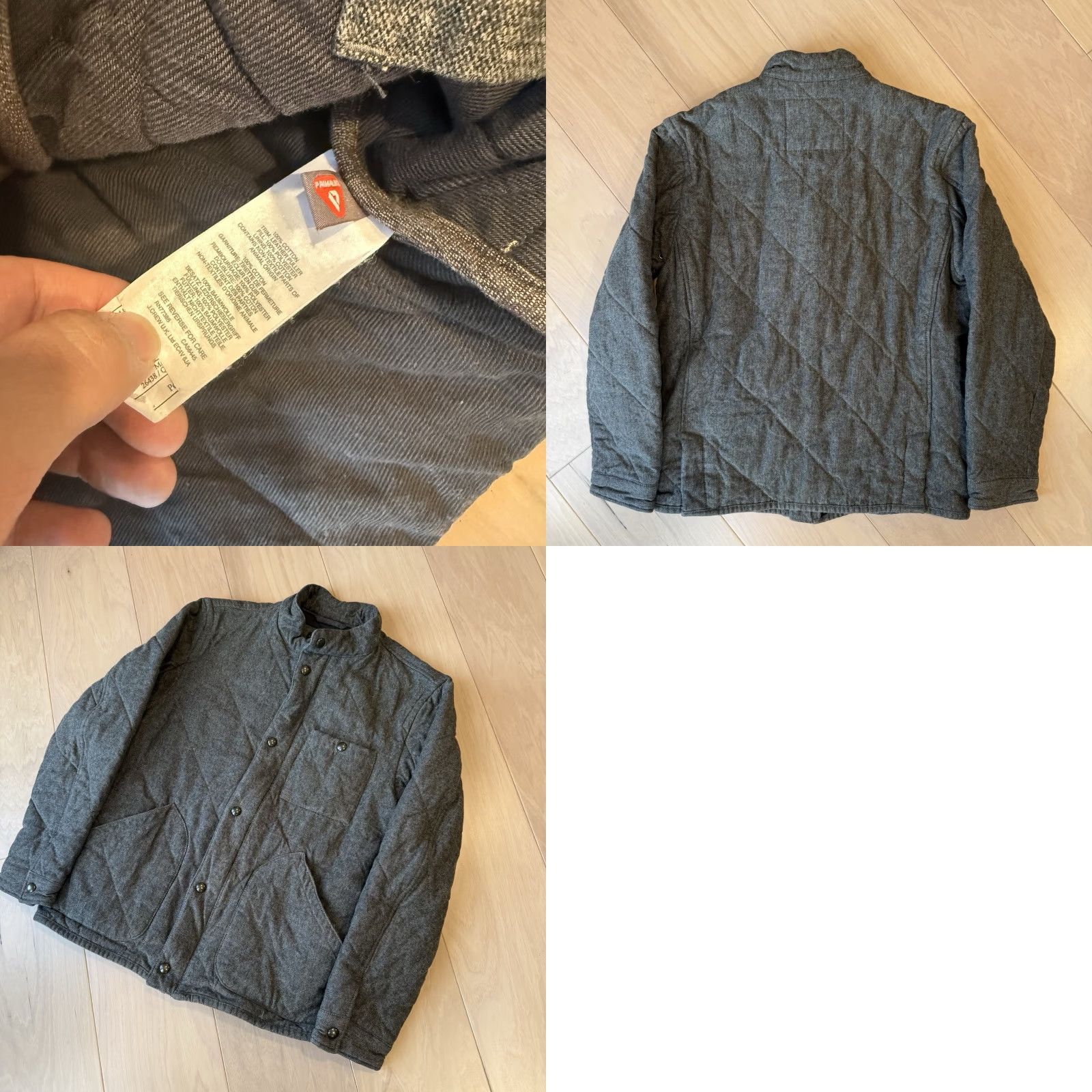 J.Crew J Crew Sussex Jacket Medium Gray Brown Full Zip Insulated Outerwear Military Shirt (or category) Size US M / EU 48-50 / 2 - 8 Thumbnail