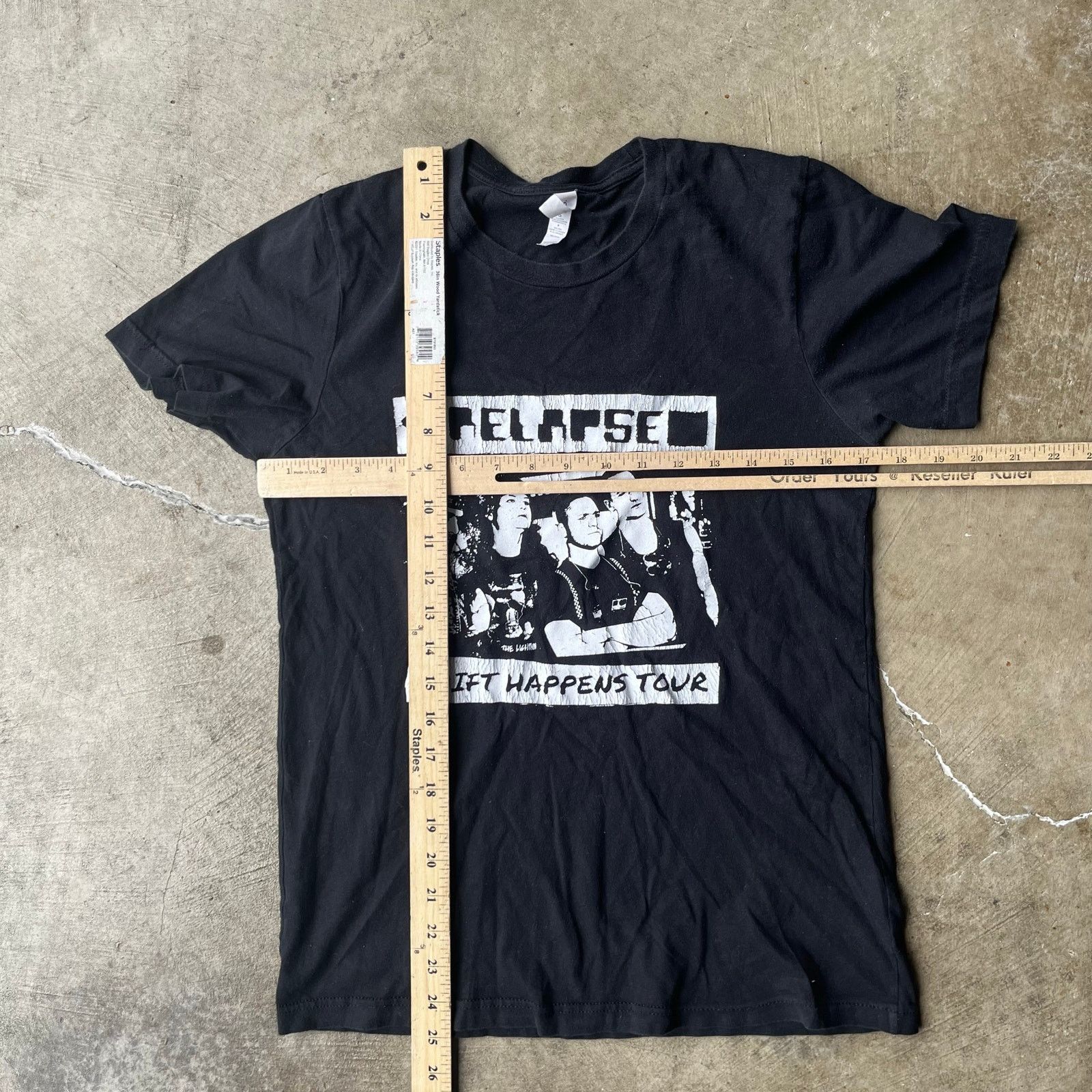 Vintage RELAPSE SHIFT HAPPENS TOUR BAND TEE SHIRT SMALL Size US S / EU 44-46 / 1 - 5 Thumbnail