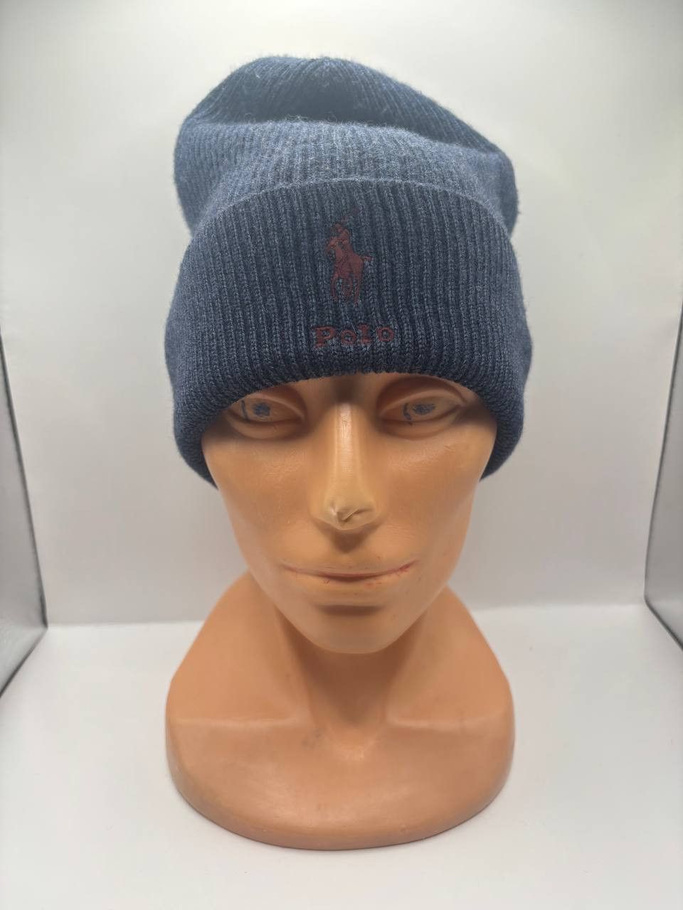 Polo Ralph Lauren Polo Ralph Lauren Merino Wool Beanie Navy Blue (Authentic) Size ONE SIZE - 3 Thumbnail