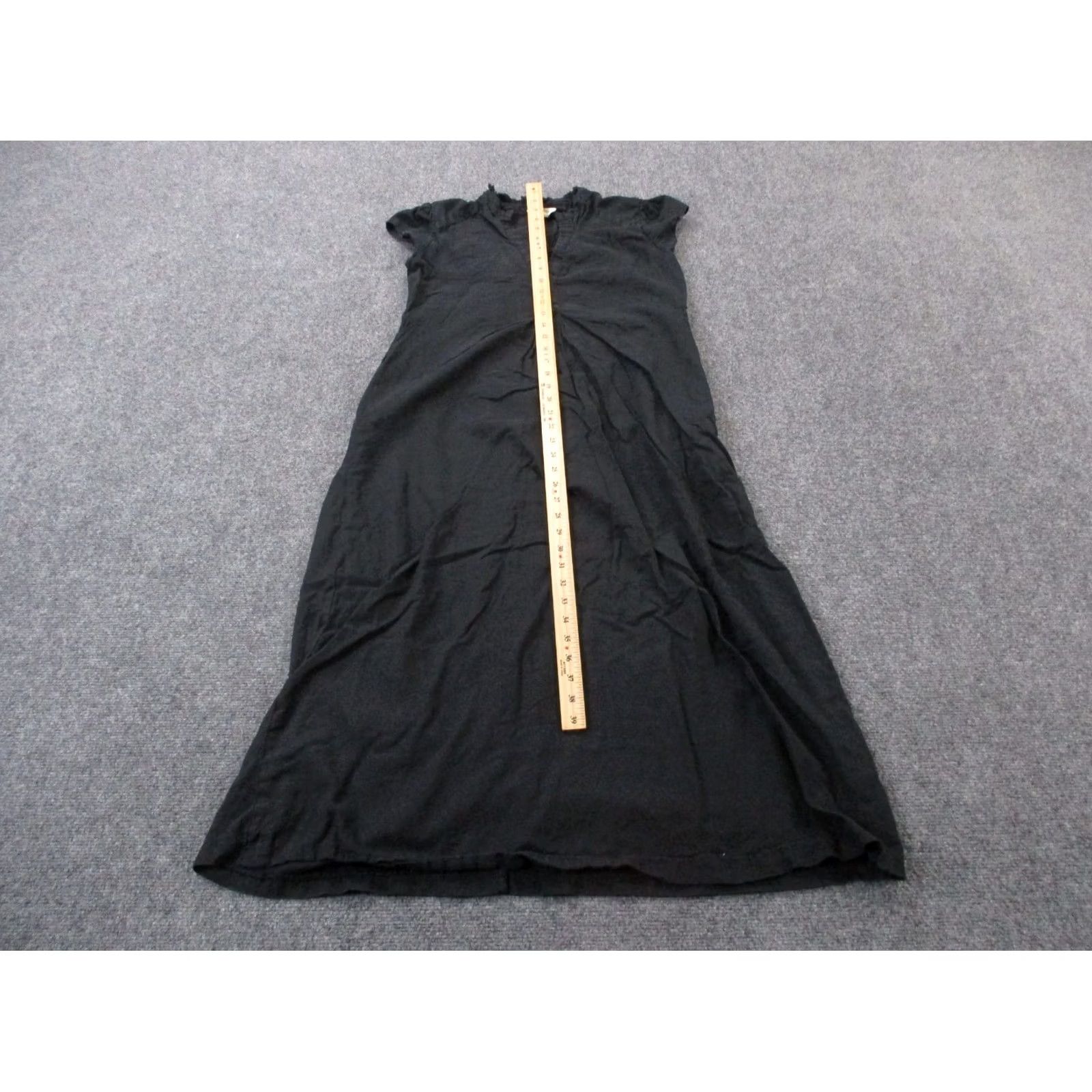 Vintage A Shirt Thing Dress Womens S Black Maxi Midi Classic Shirt Dress Outdoor Luxury Italy Size S / US 4 / IT 40 - 3 Thumbnail