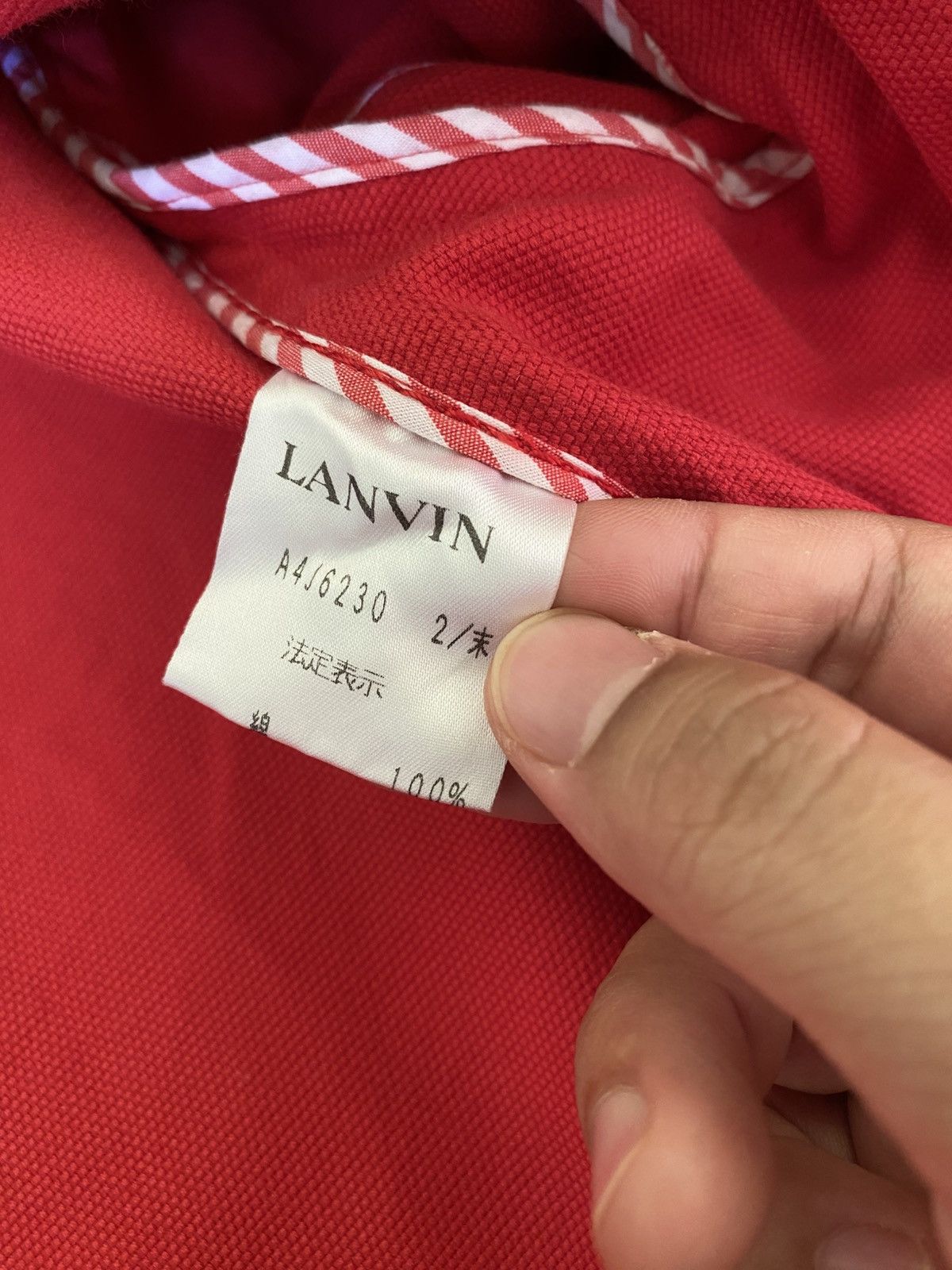Lanvin Lanvin Sport Red Double Breasted Peacoat Size S / US 4 / IT 40 - 11 Thumbnail