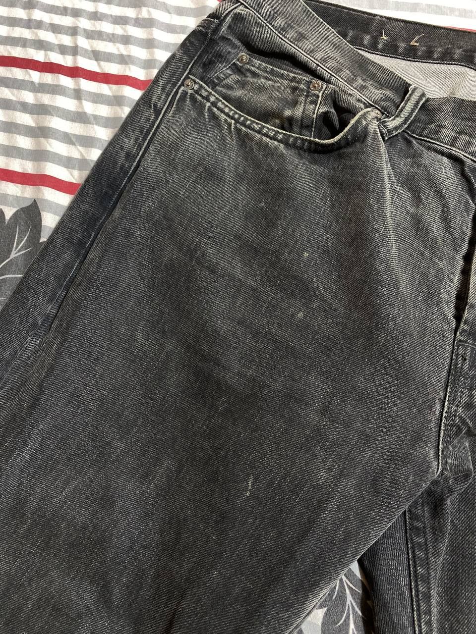 Allsaints × Vintage Allsaints Vintage Y2K Distressed Washed Slammer Jeans Size US 34 / EU 50 - 24 Thumbnail