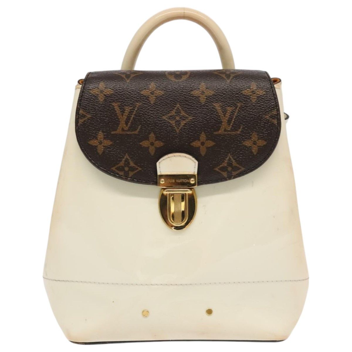 Louis Vuitton Hot Springs White Leather Backpack Bag (Pre-Owned) Size ONE SIZE - 1 Thumbnail
