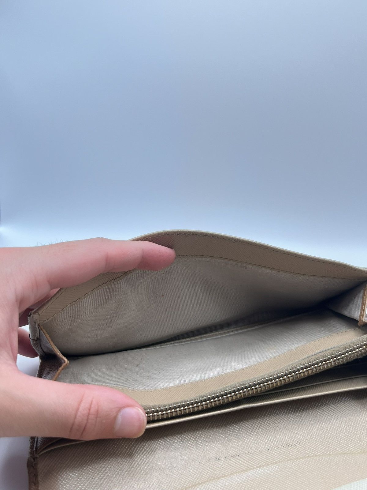 Prada Prada Large Saffiano Leather Wallet Size ONE SIZE - 11 Thumbnail