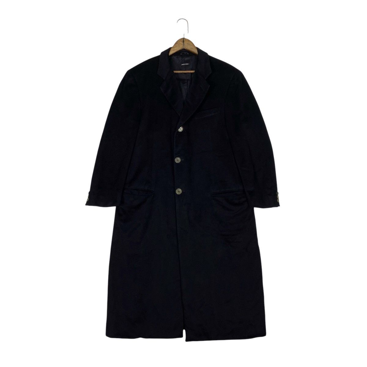 Giorgio Armani Vintage Giorgio Armani Cashmere Long Coatsa Jacket Size US XL / EU 56 / 4 - 2 Thumbnail