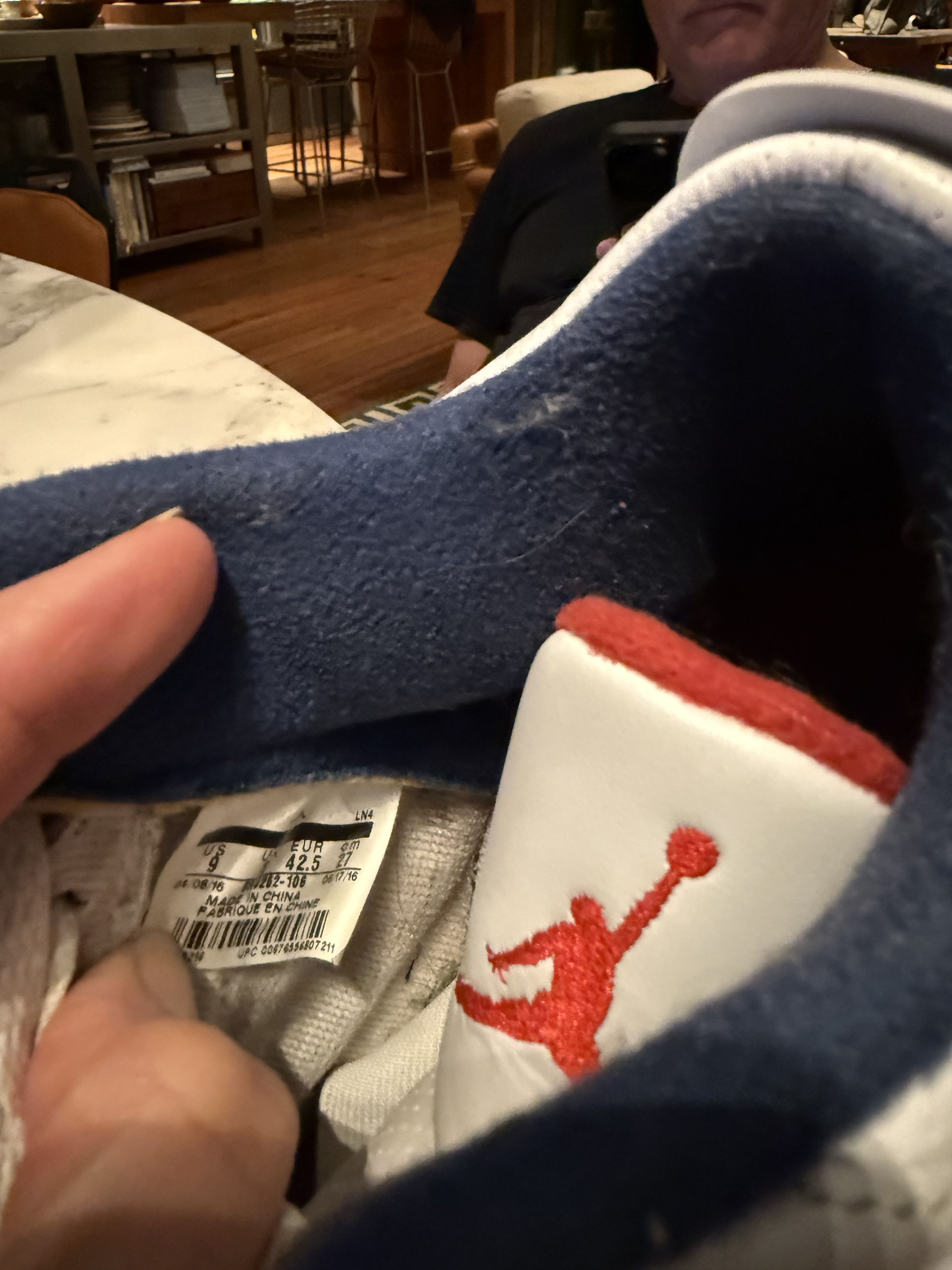 Nike Nike Air Jordan 3 Retro True Blue Size US 9 / EU 42 - 4 Thumbnail
