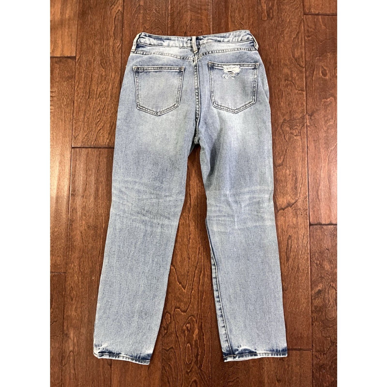 Pacsun PACSUN Mom Jean High Rise Destructed 100% Cotton Denim Jeans Women’s Size 24 Size 42" / US 20 - 7 Thumbnail