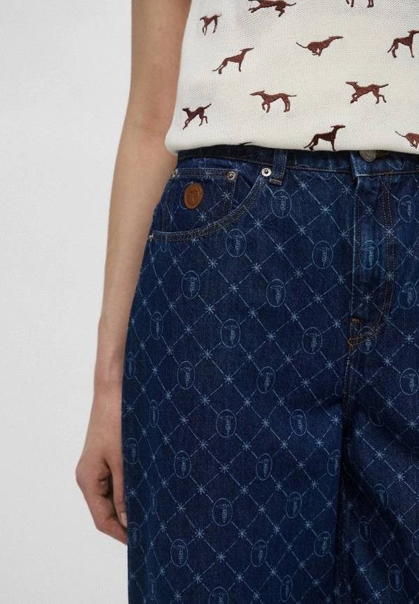 Trussardi Trussardi All-Over Pattern Denim Pants Size 28" / US 6 / IT 42 - 3 Thumbnail