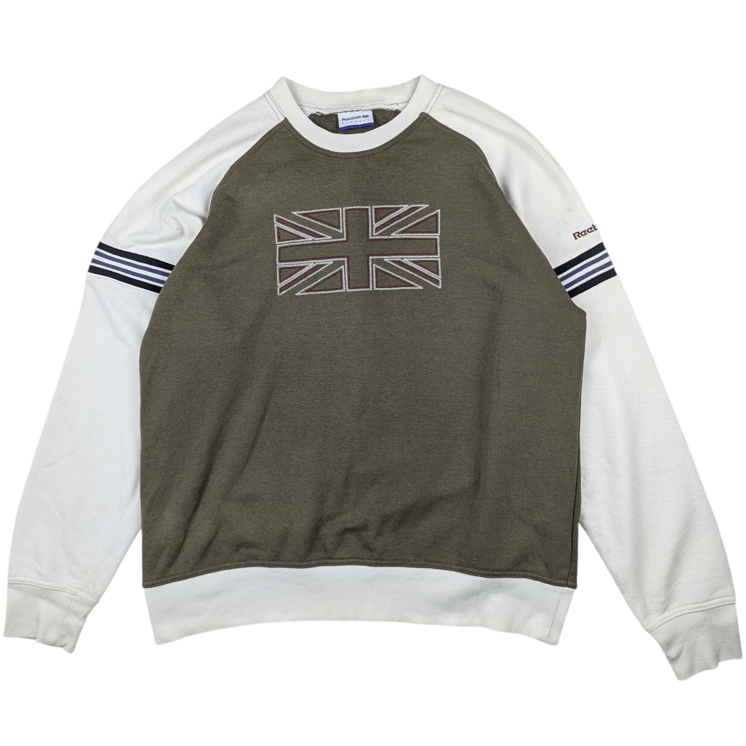 Reebok REEBOK Classic Big UK Flag Logo Sportswear Sweatshirts Size US L / EU 52-54 / 3 - 4 Thumbnail