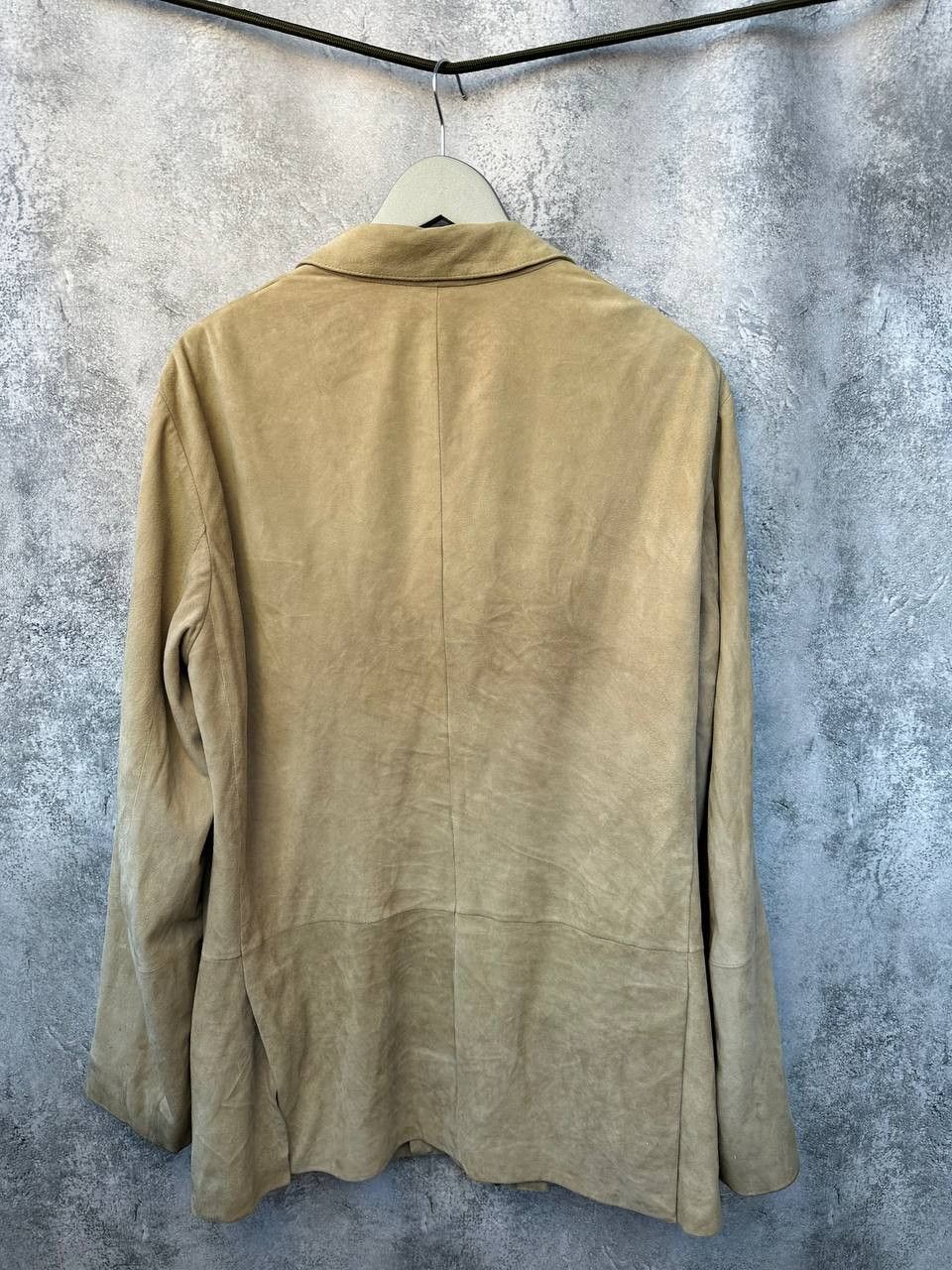 Armani Collezioni Armani Collezioni Velour Coat Vintage Single-Breasted Size XL / US 12-14 / IT 48-50 - 3 Thumbnail