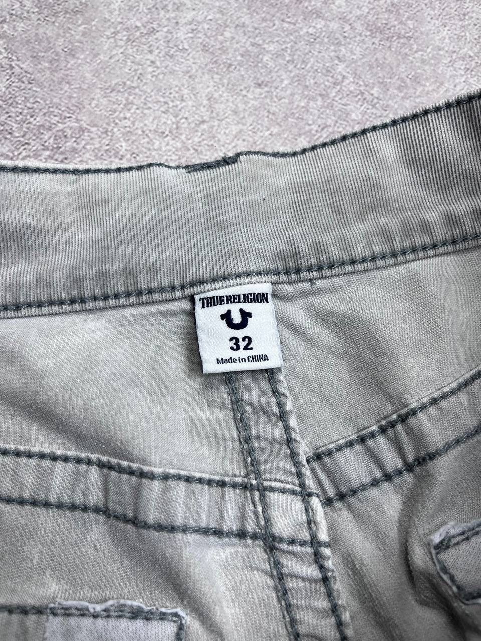 True Religion × Vintage Vintage True Religion Gray Y2K Jorts Shorts 32 Size US 32 / EU 48 - 9 Thumbnail