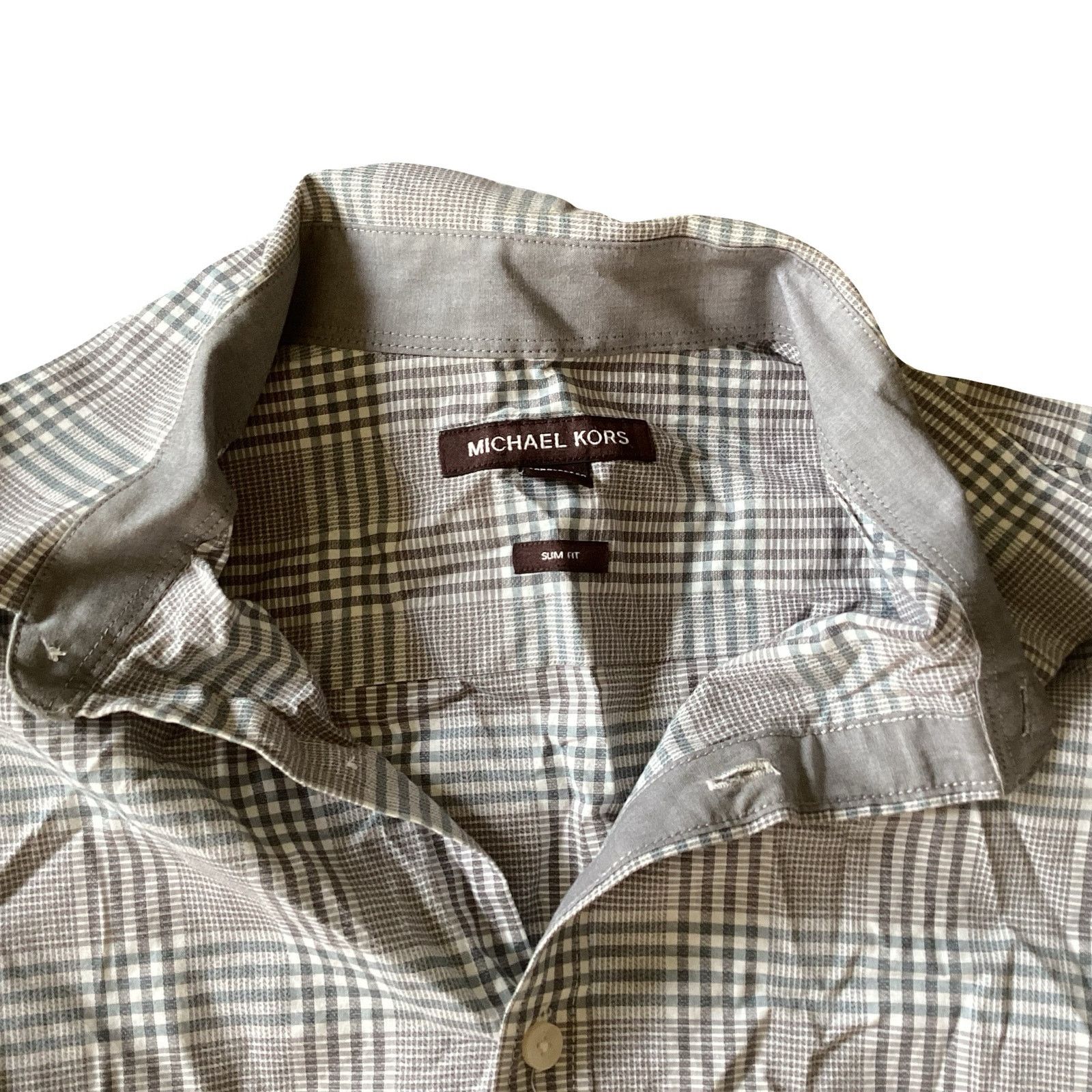 Michael Kors Michael Kors Slim Fit Button Down Size US L / EU 52-54 / 3 - 3 Thumbnail