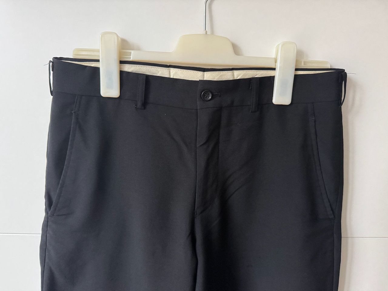 Comme des Garcons Homme [S] Wool Tropical Pant in Black (AD2020) Size US 30 / EU 46 - 2 Thumbnail