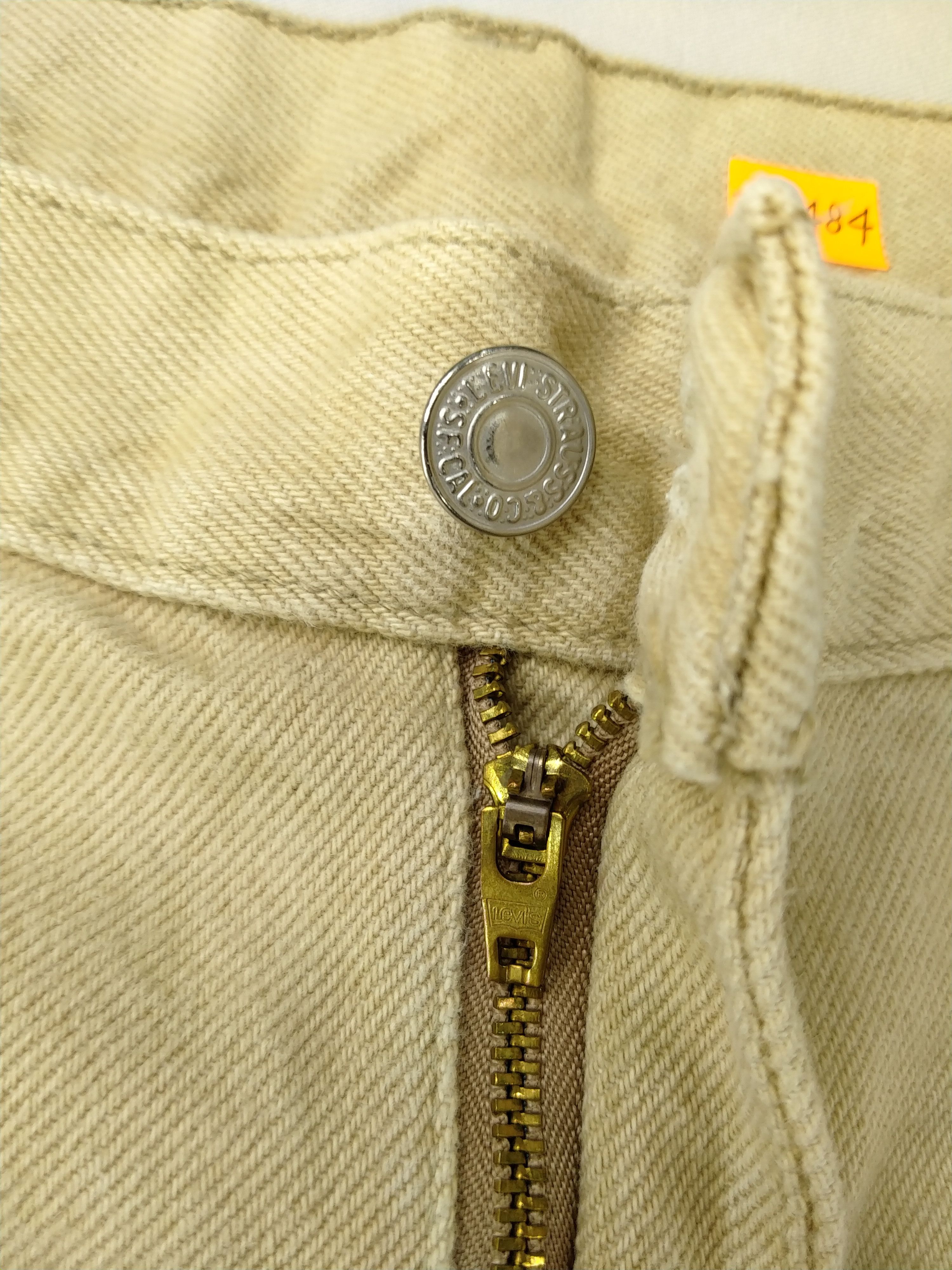 Levi's Cream/Khaki Vintage Levi's 550 Denim 42x30 -JN484 Size US 42 / EU 58 - 8 Thumbnail