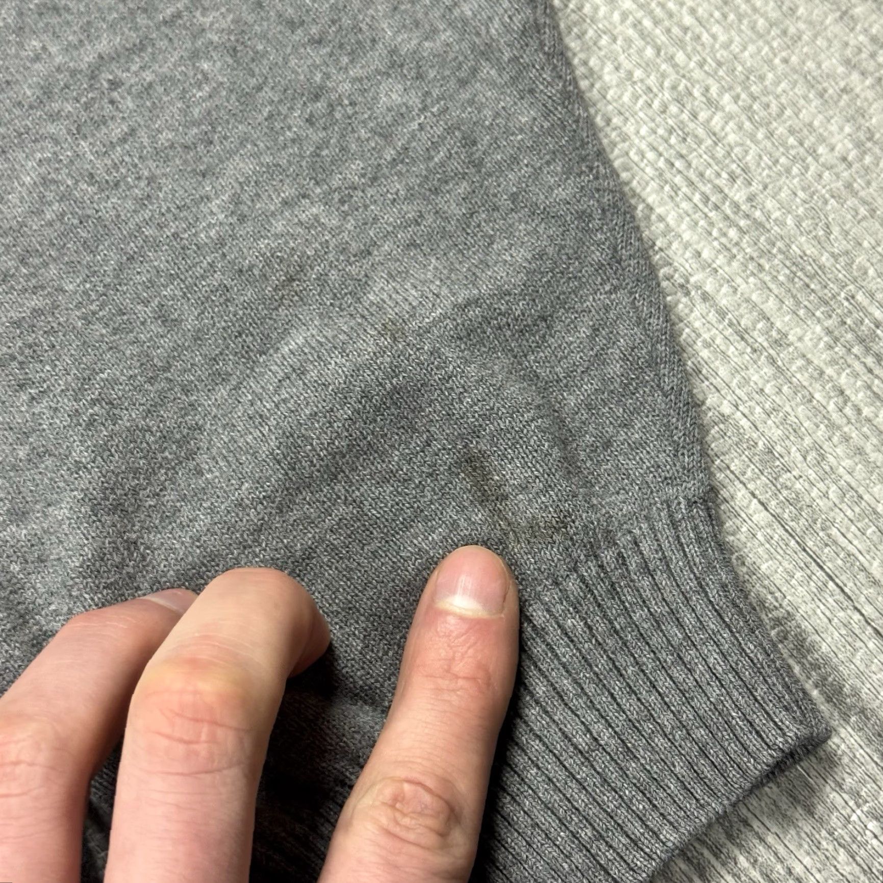 Savane VTG Lavane Mens Cotton Blend Mock Neck Geometric Pullover Sweater XL Gray Knit Geometric 80s 90s USA Mens Size US XL / EU 56 / 4 - 5 Thumbnail