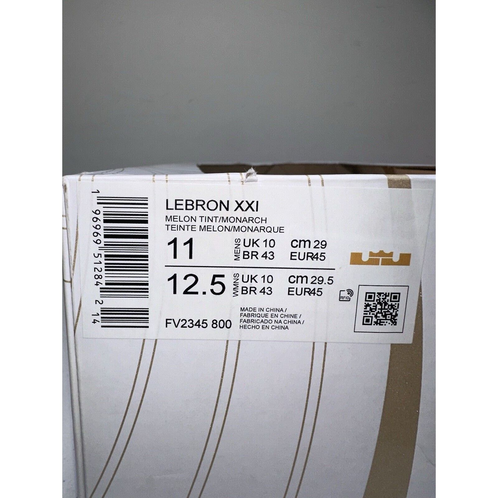 Nike Nike LeBron James XXI 21 Melo Melo Tint FV2345-800 sz 11 Size US 11 / EU 44 - 8 Thumbnail