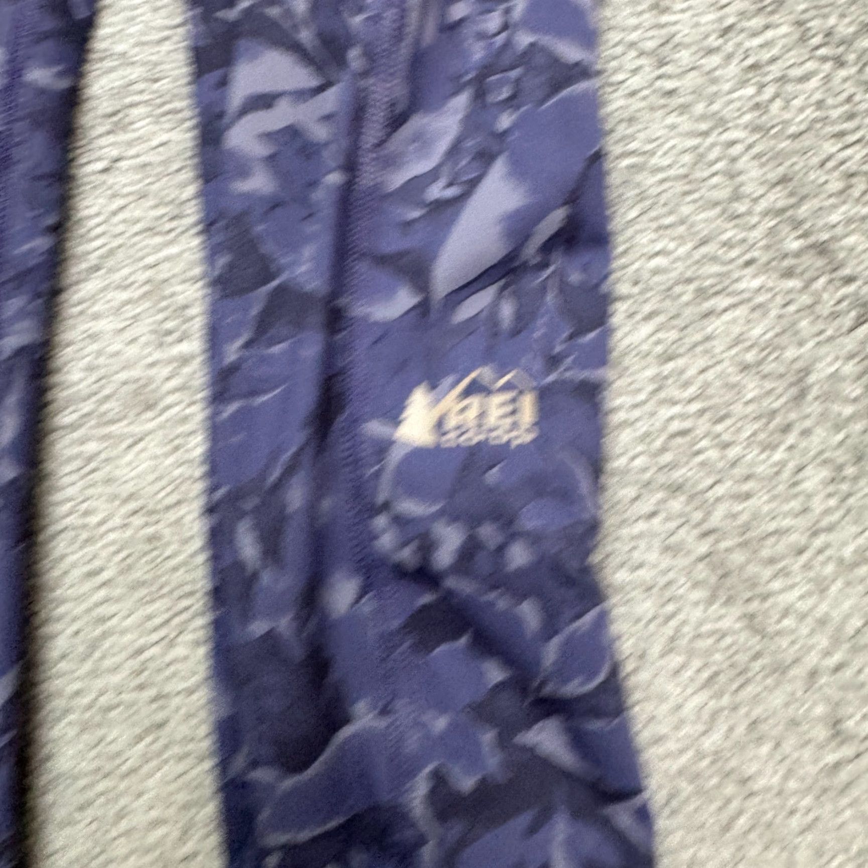 Vintage REI Co-Op Floral Cropped Leggings Womens Small Blue Pocket Activewear Outdoor Size 28" / US 6 / IT 42 - 5 Thumbnail
