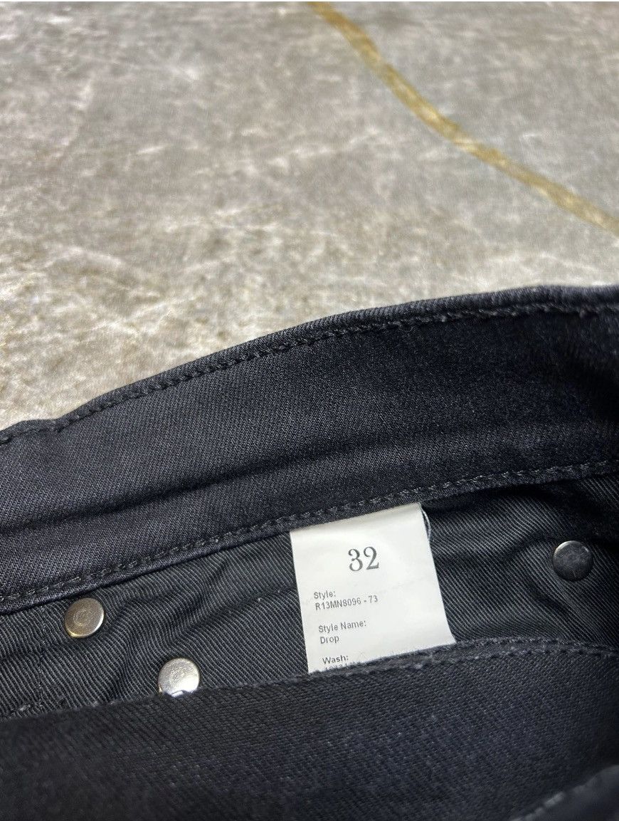 R13 R13 Drop Denim Jeans - 32 US Size 32" / US 10 / IT 46 - 2 Thumbnail