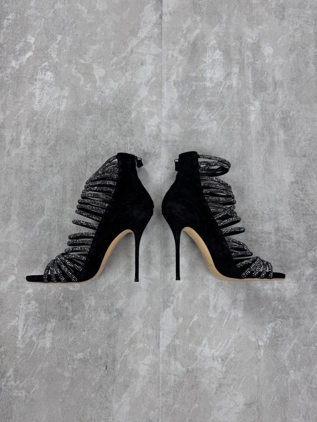 Casadei Casadei open crystal ankle high heels Women’s size 40 Size US 9 / IT 39 - 5 Thumbnail