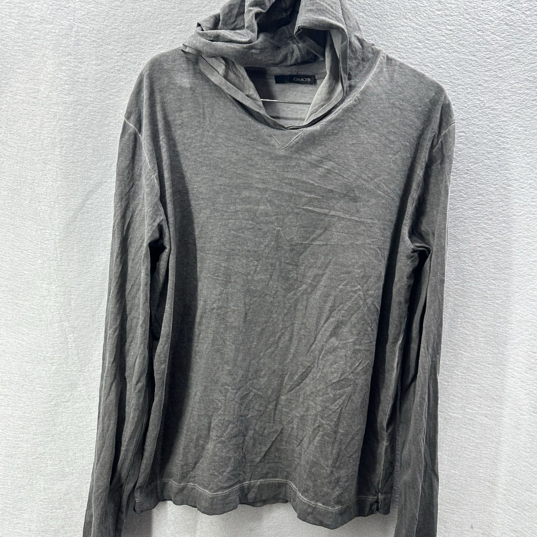 Vintage GIMO'S Ventura Hooded T-Shirt Mens 2XL Gray Cotton Knit Hooded Everyday Wear Classic T-Shirt Mens XXL Fashion 90s? Size US XXL / EU 58 / 5 - 5 Thumbnail