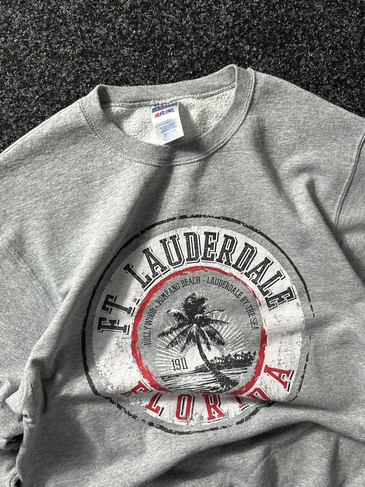 Jerzees × Vintage 🚨 GRAIL VINTAGE FLORIDA HOLYWOOD FT. LAUDERDALE BOXY Size US S / EU 44-46 / 1 - 4 Thumbnail