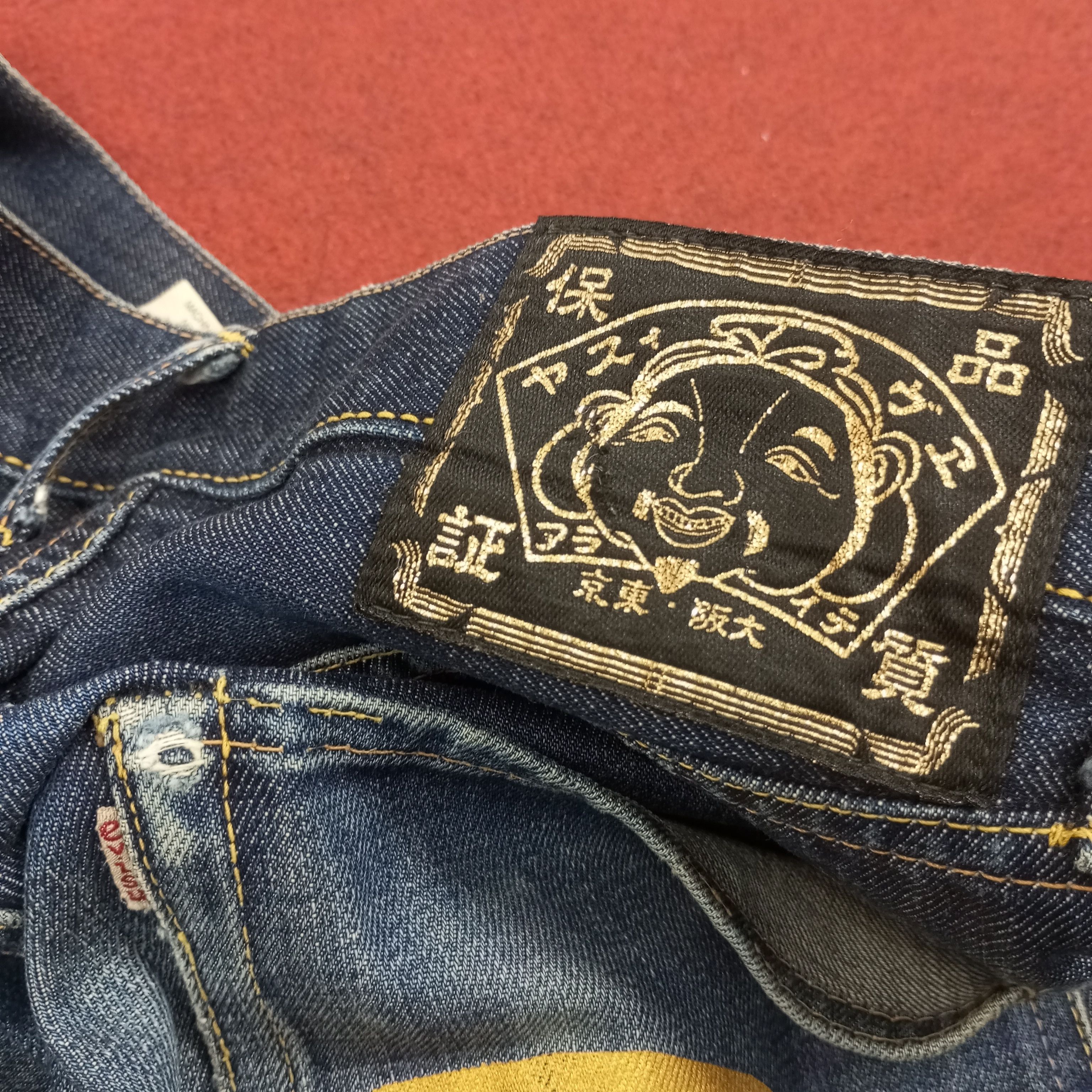 Evisu × Japanese Brand × Vintage Evisu Japanese Brand Fashion Style Custom Daicock Jeans Size US 27 - 15 Thumbnail