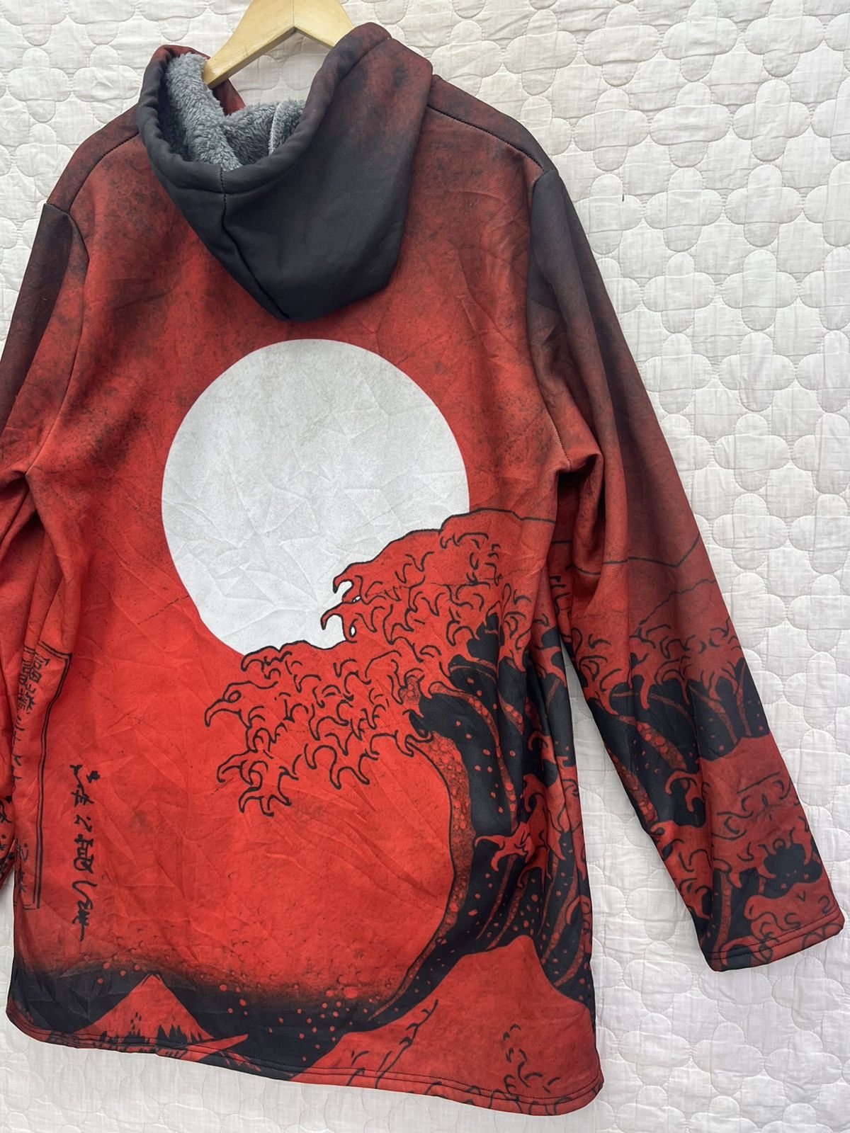 Japanese Brand THE GREAT WAVE KANAGAWA MOUNT FUJI Size US L / EU 52-54 / 3 - 6 Thumbnail