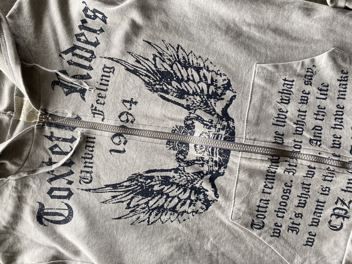 If Six Was Nine 2000s WOW - Death Poem Zip Hoodie Size US M / EU 48-50 / 2 - 2 Thumbnail