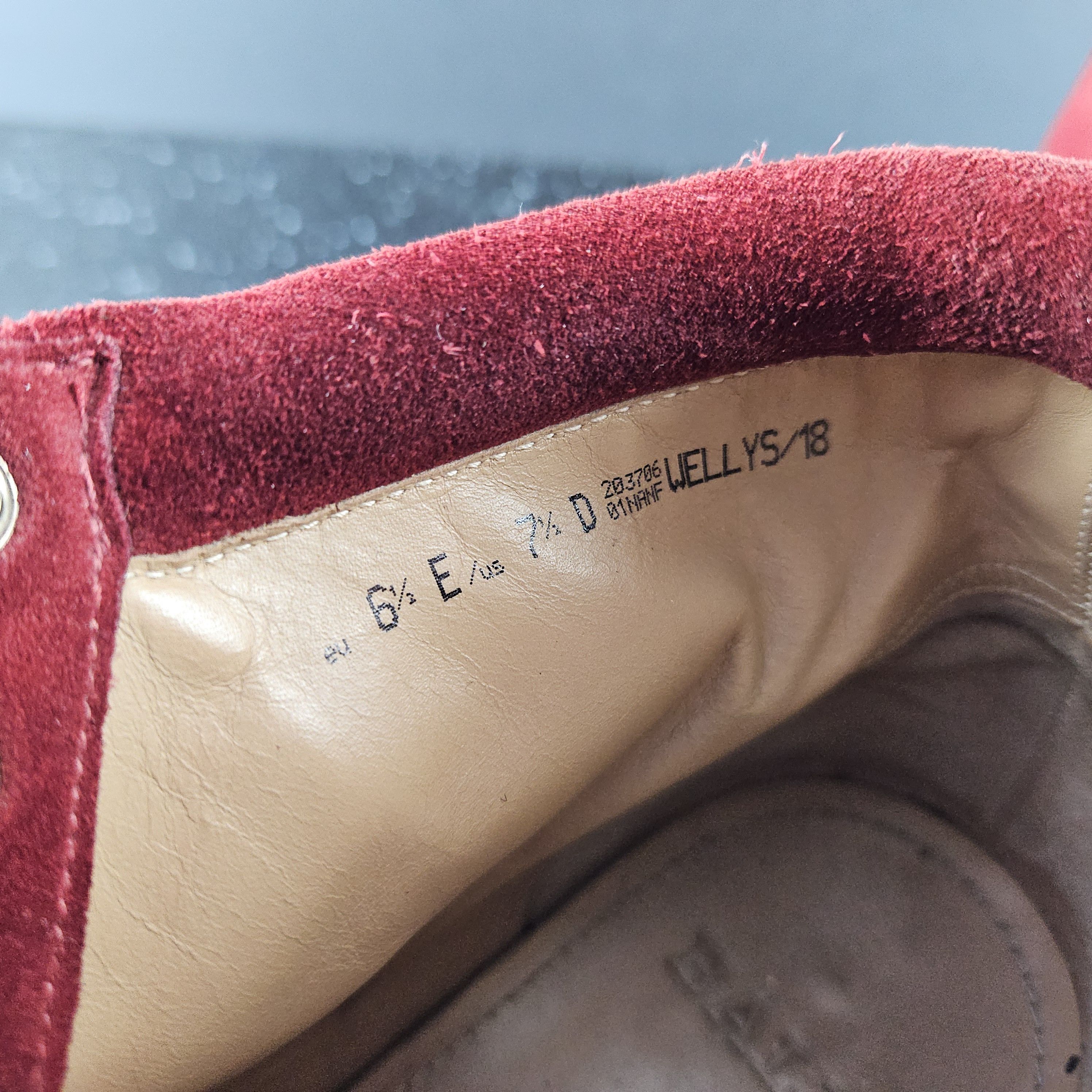Bally Bally Red Suede Boots Wellys Size US 7.5 / EU 40-41 - 11 Thumbnail