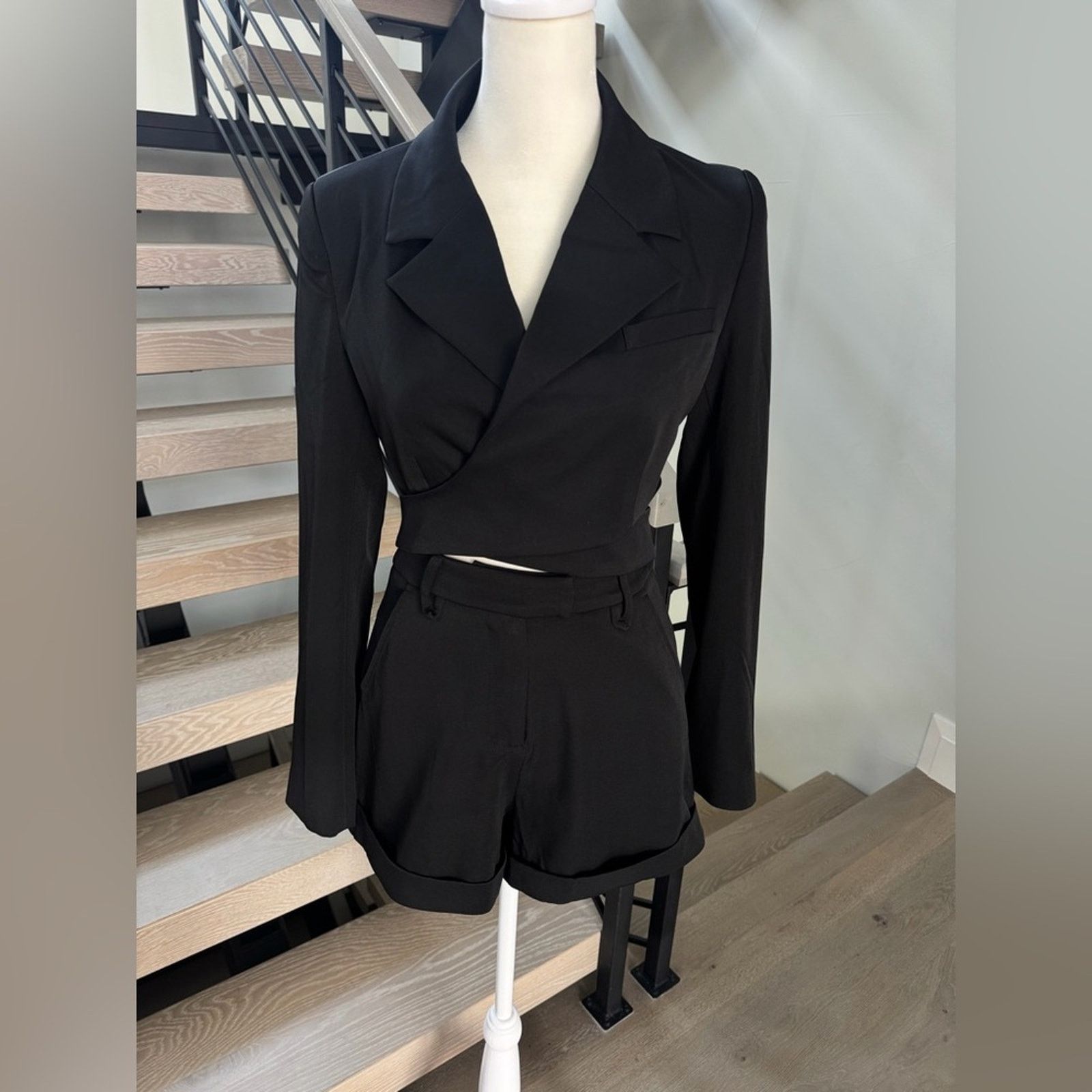 Other New Y2K Ronny Kobo Collection Elegant Black Romper size XS/S Size 26" / US 2 / IT 38 - 1 Thumbnail