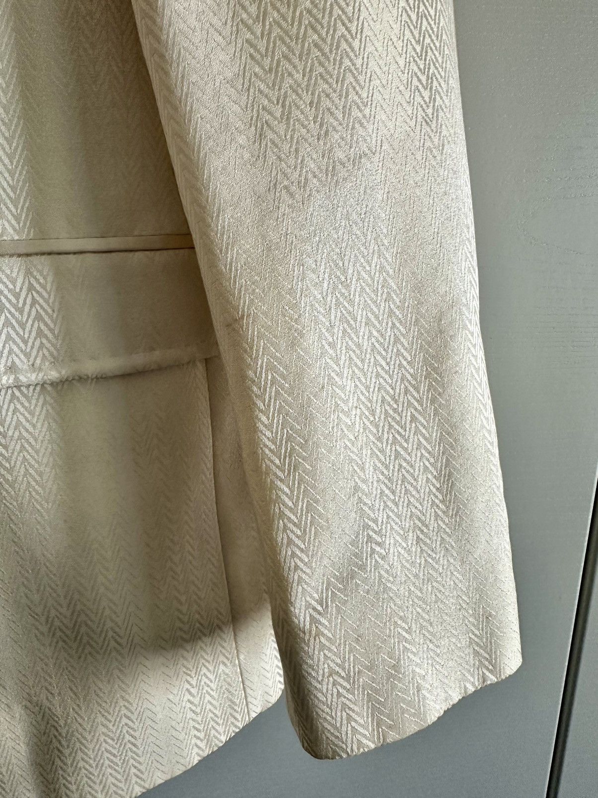 Dolce & Gabbana Silk Chevron Jacquard Tuxedo Size 46L - 7 Thumbnail