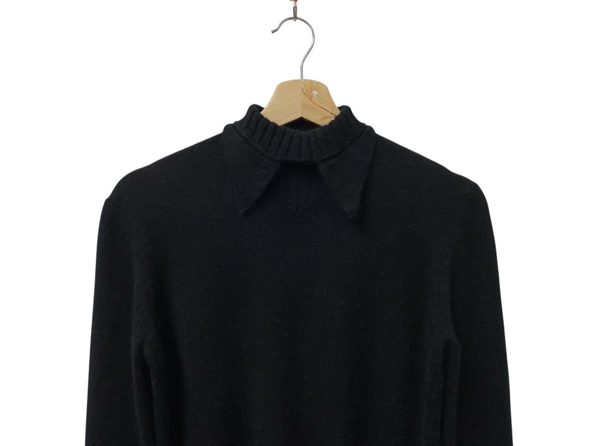 Chanel Chanel Black Cashmere High Neck Peak Sweater Size M / US 6-8 / IT 42-44 - 5 Thumbnail