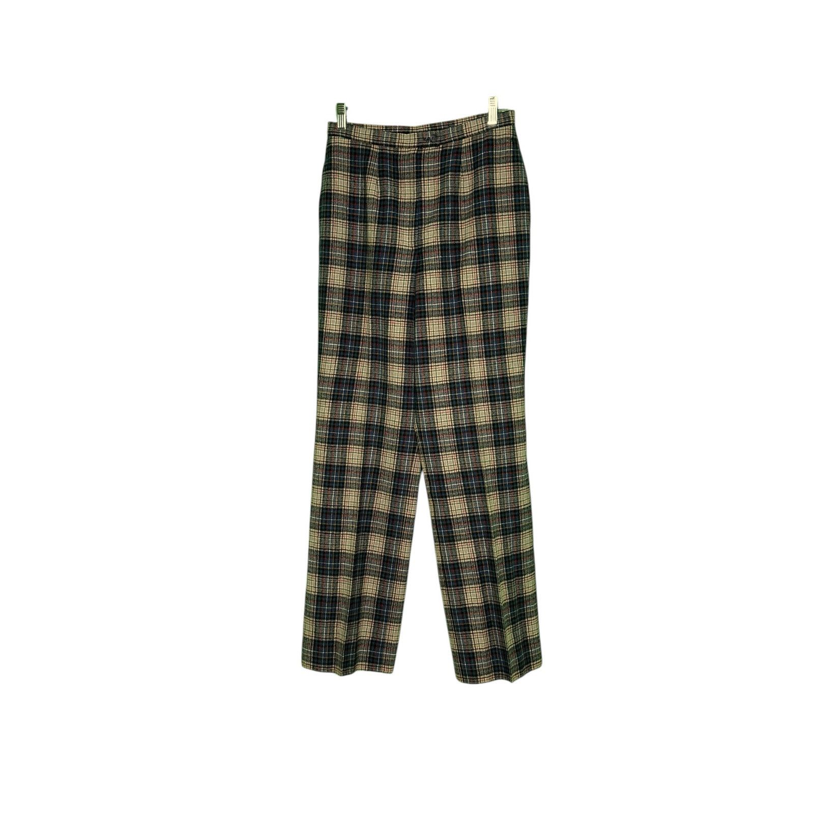 Pendleton PENDLENTON vintage blue red plaid virgin wool pants size 12 Size 34" / US 12 / IT 48 - 11 Thumbnail