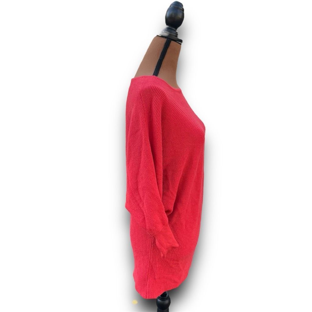 Ellen Tracy Ellen Tracy Poppy Ribbed Oversized Sweater Dolman Style Slee Size S / US 4 / IT 40 - 4 Thumbnail