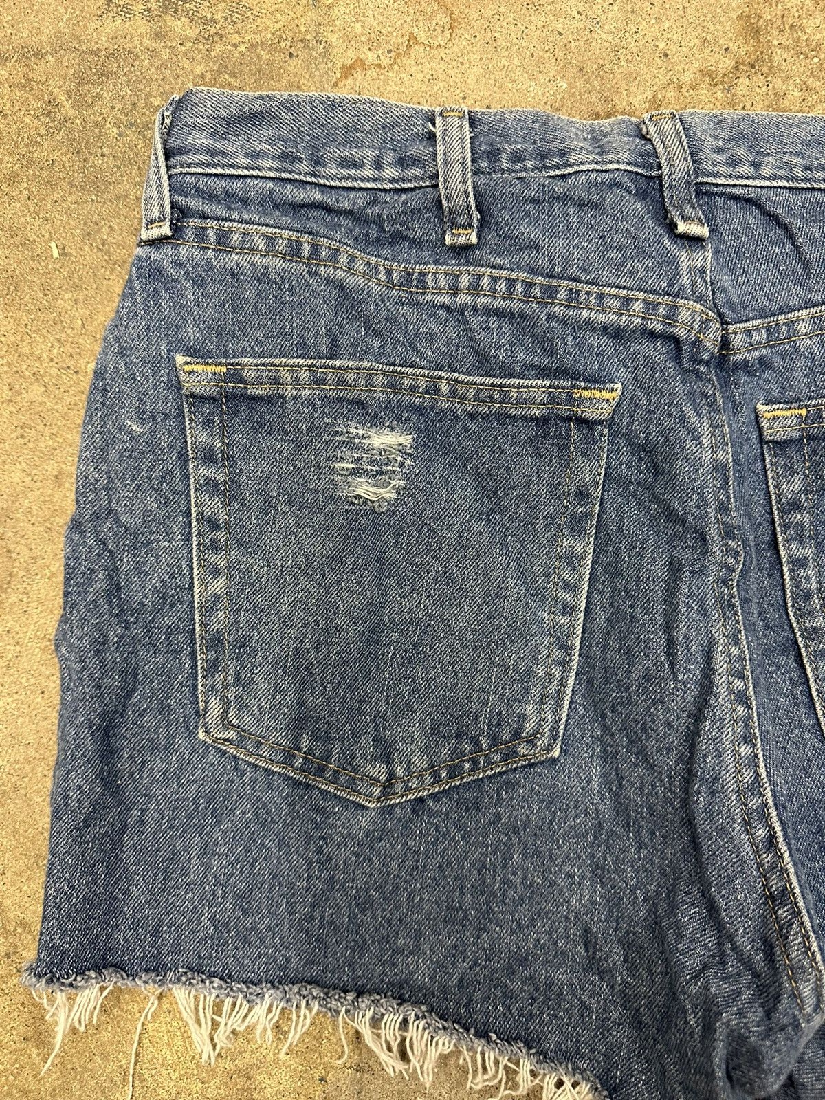Vintage × Wrangler Wrangler Cutoff Distressed Jean Shorts Size 34 Size US 34 / EU 50 - 6 Thumbnail